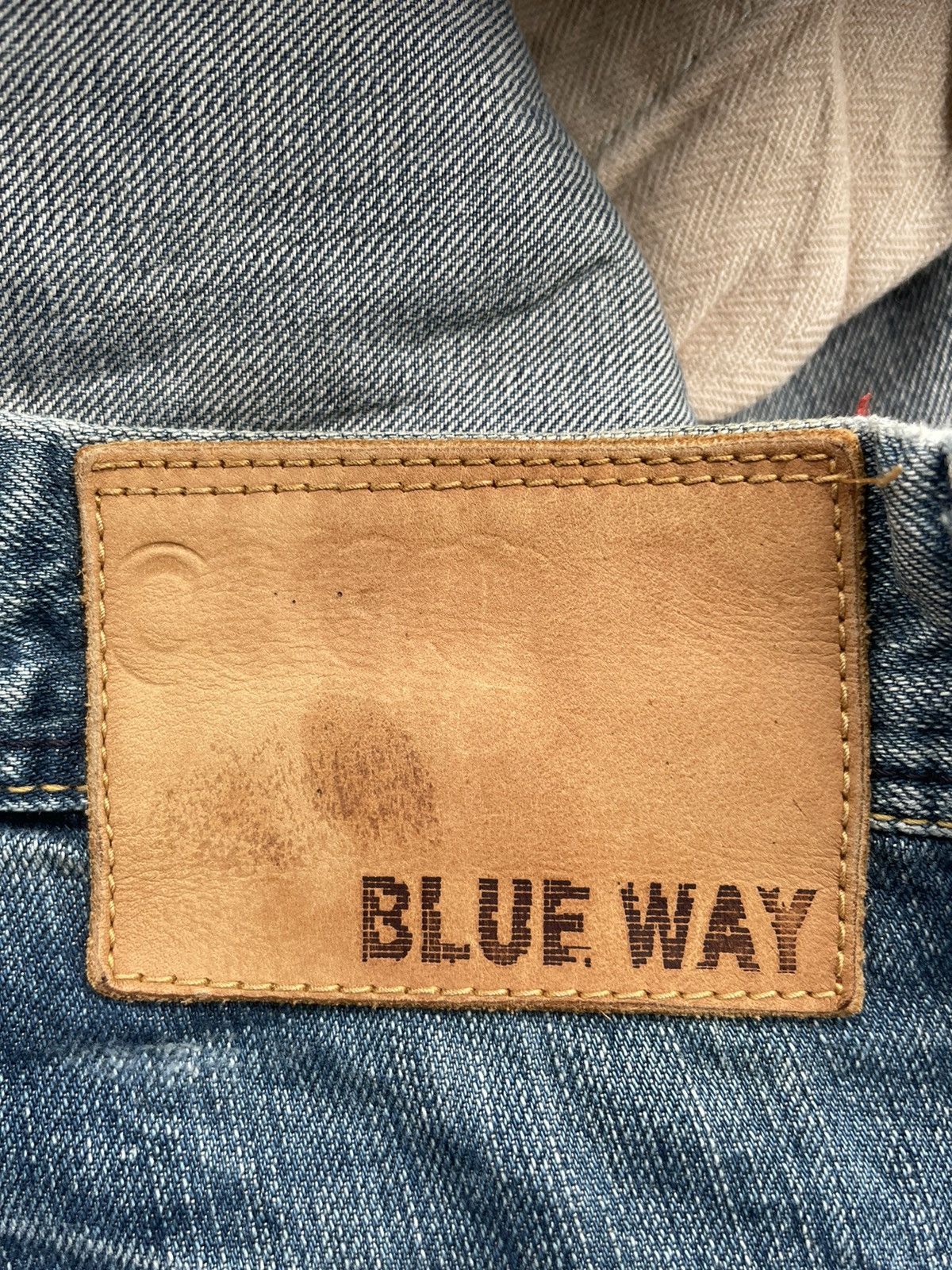 Japanese Brand × Vintage Vintage Blue Way Faded Denim Size US 33 - 11 Thumbnail