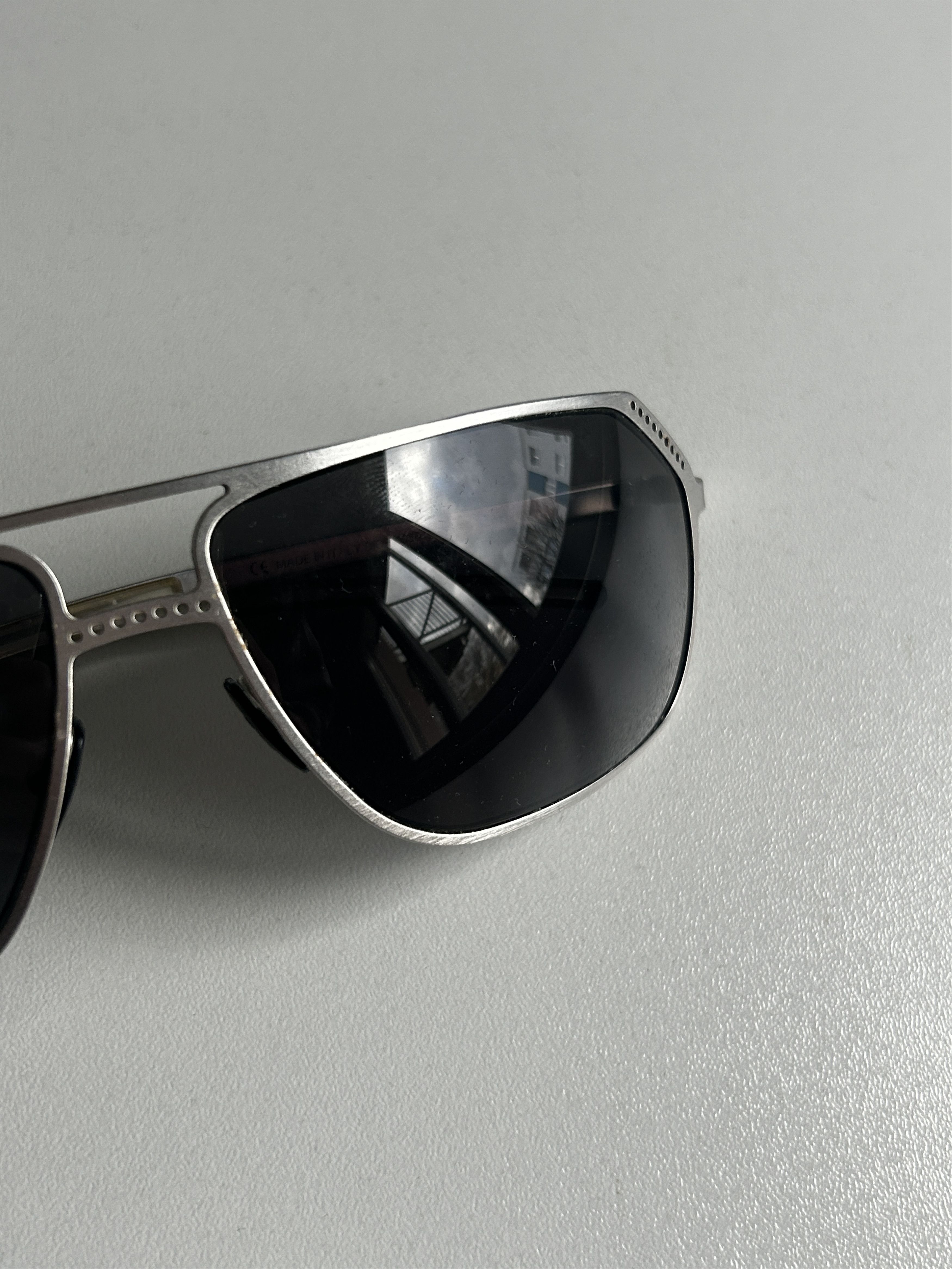 Dior Dior Homme SS05 Silver Aviator Sunglasses by Hedi Slimane Size ONE SIZE - 4 Thumbnail