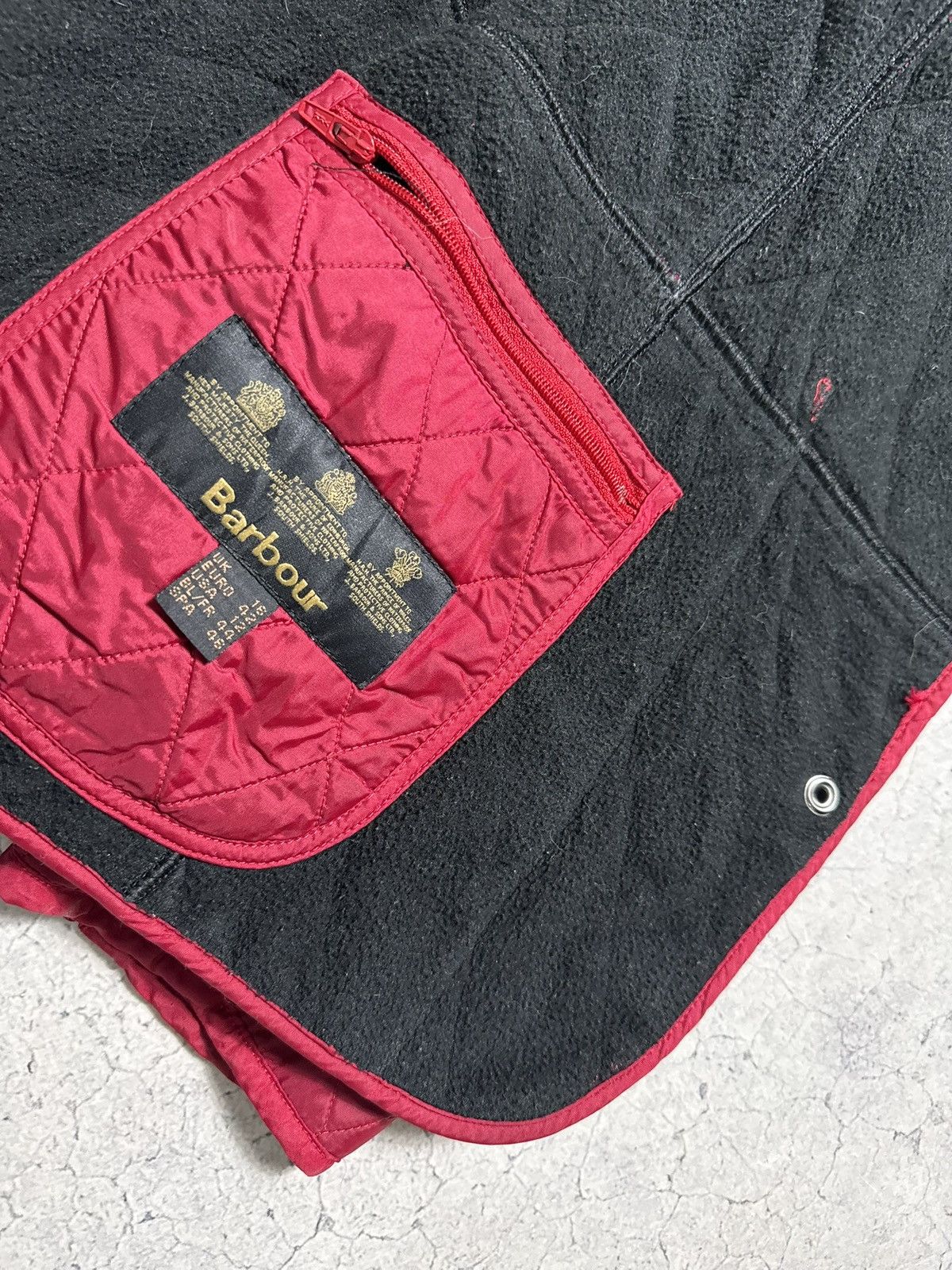 Barbour Barbour Women’s Quilted Liddesdale Red Jacket Size UK 18 Size XL / US 12-14 / IT 48-50 - 9 Thumbnail