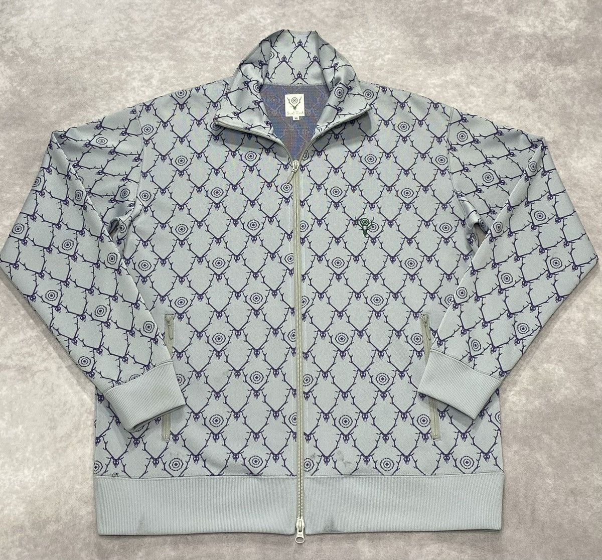 South2 West8 South2 West8 Skull &Target Jacquard Trainer Jacket Size US M / EU 48-50 / 2 - 1 Thumbnail