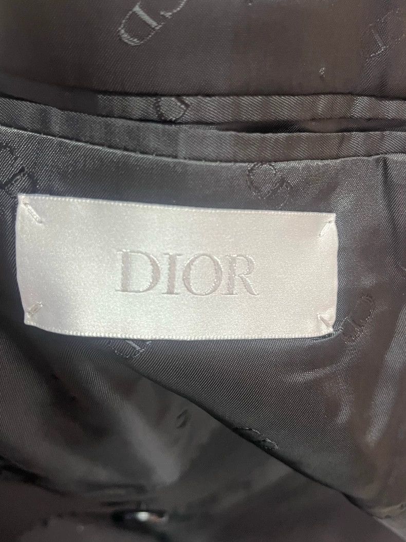 Dior Dior Full printed logo dark flower Jacket Size 48R - 3 Thumbnail
