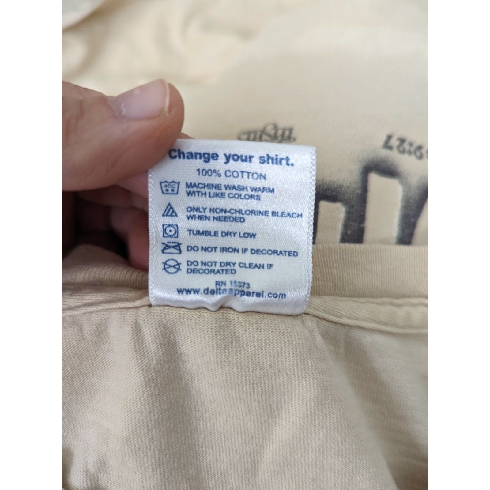 Vintage VINTAGE Christ Is The Cure T-Shirt Mens L Beige 100% Cotton Short Sleeve Crew Neck Graphic Tee Religion Jesus Size US L / EU 52-54 / 3 - 5 Thumbnail