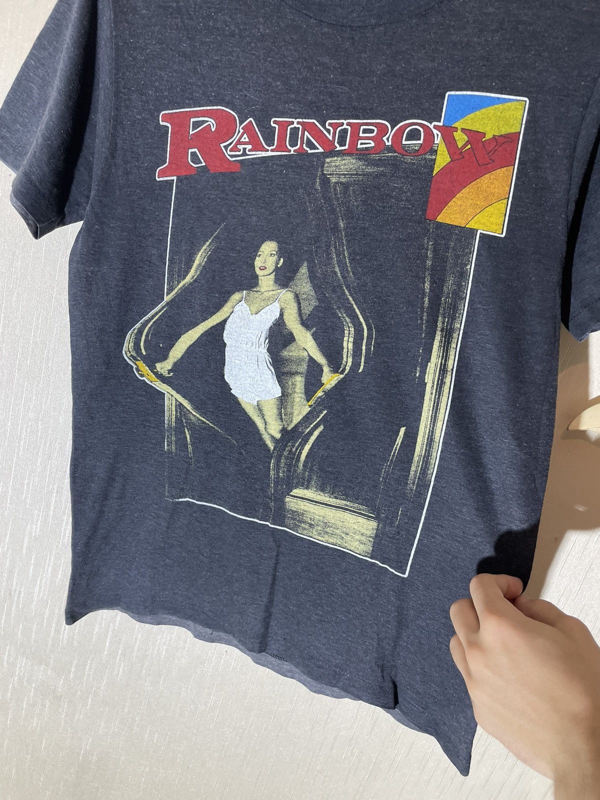 Band Tees × Vintage Rainbow 1983 RARE y2k vintage T shirt Size US S / EU 44-46 / 1 - 5 Thumbnail
