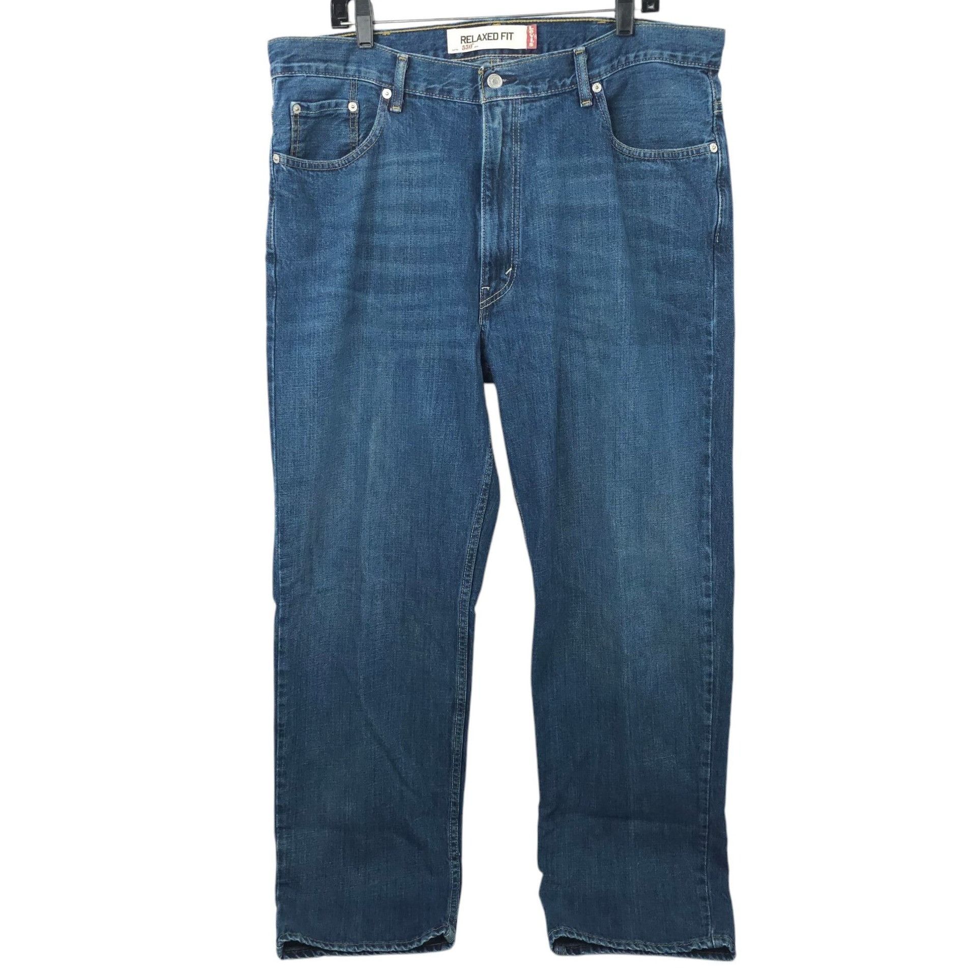 Levi's Levis 550 Relaxed Fit Jeans Mens 40 x 33 Dark Wash Tapered Size US 40 / EU 56 - 1 Thumbnail