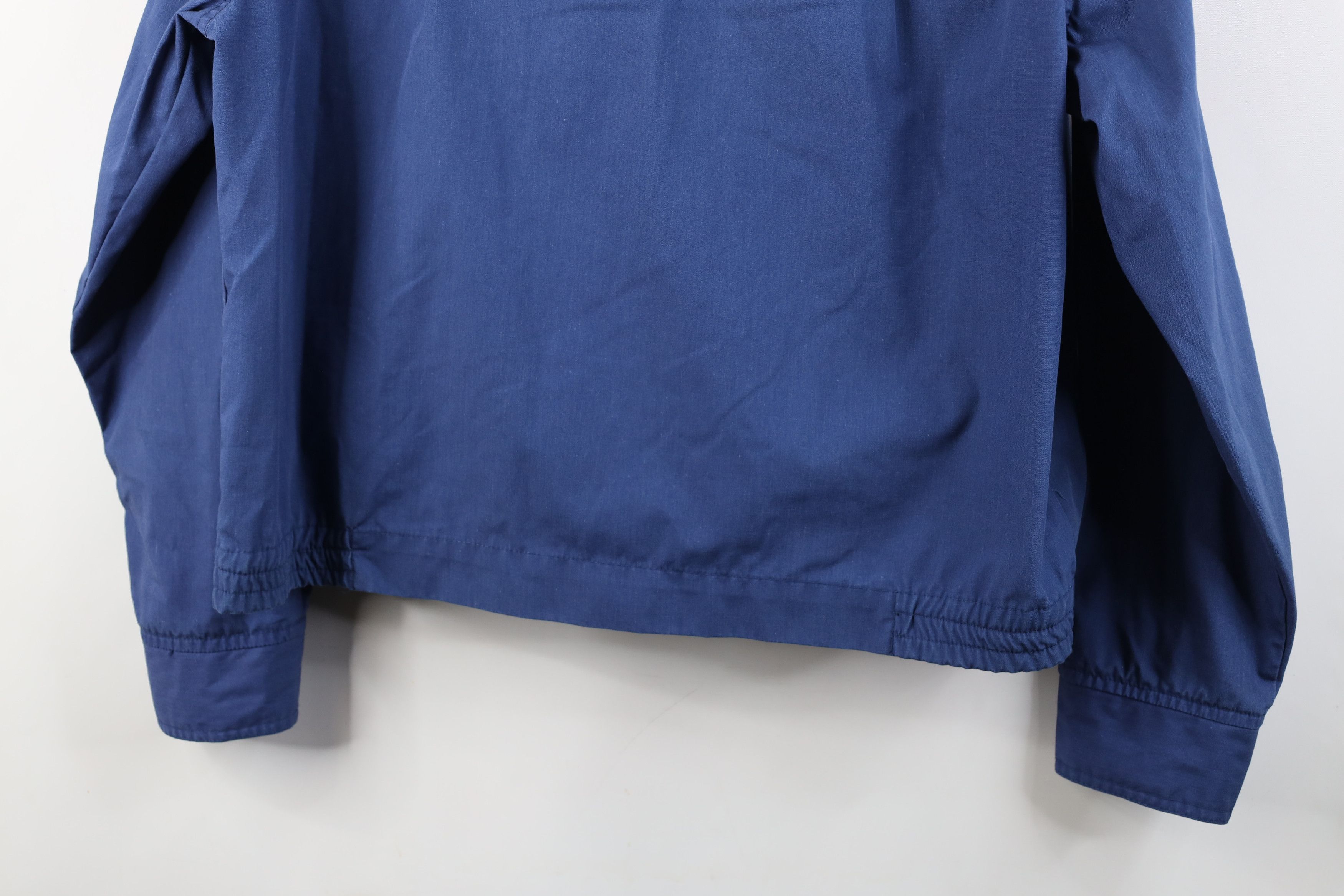 Vintage Vintage 70s Streetwear Racer Bomber Jacket Blue Size US L / EU 52-54 / 3 - 15 Thumbnail