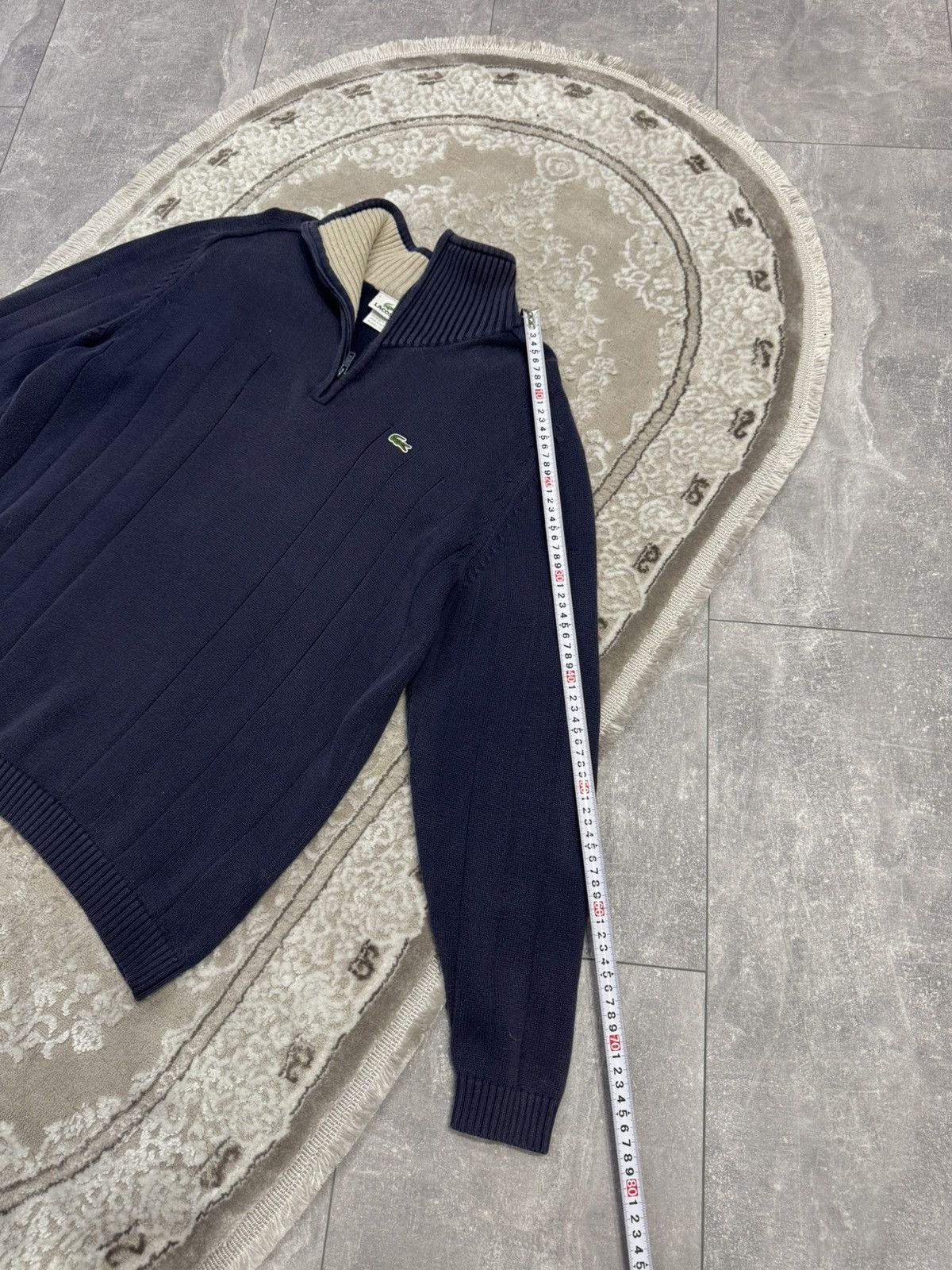 Lacoste 🐊 Vintage Lacoste 1/3 Zip Sweatshirt Hoodie Y2K Size US L / EU 52-54 / 3 - 3 Thumbnail