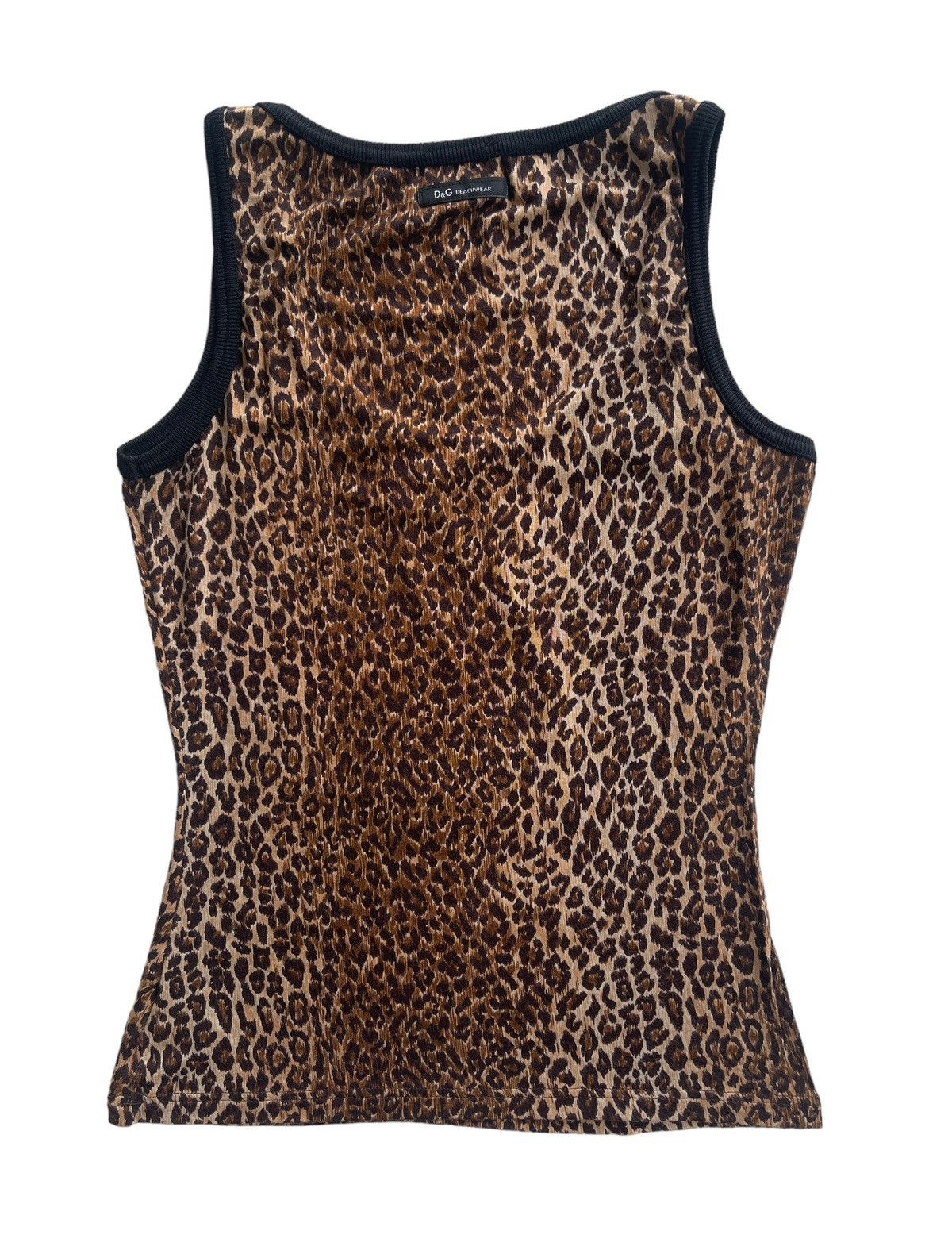Dolce & Gabbana D&G Viscose Leopard Print Beachwear Size S / US 4 / IT 40 - 2 Thumbnail