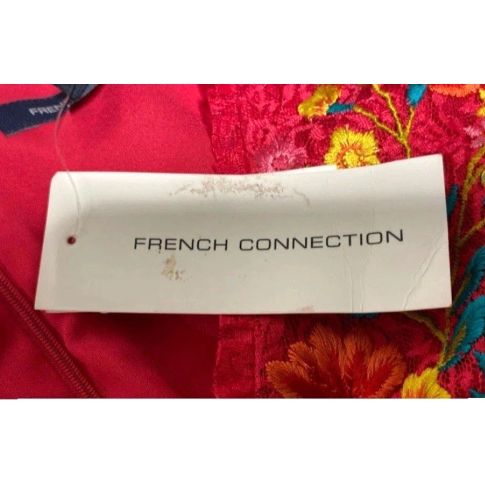 French Connection VINTAGE NEW NWT Womens French Connection Pink Floral Sleeveless Fit & Flare Dress XS Size XS / US 0-2 / IT 36-38 - 5 Thumbnail