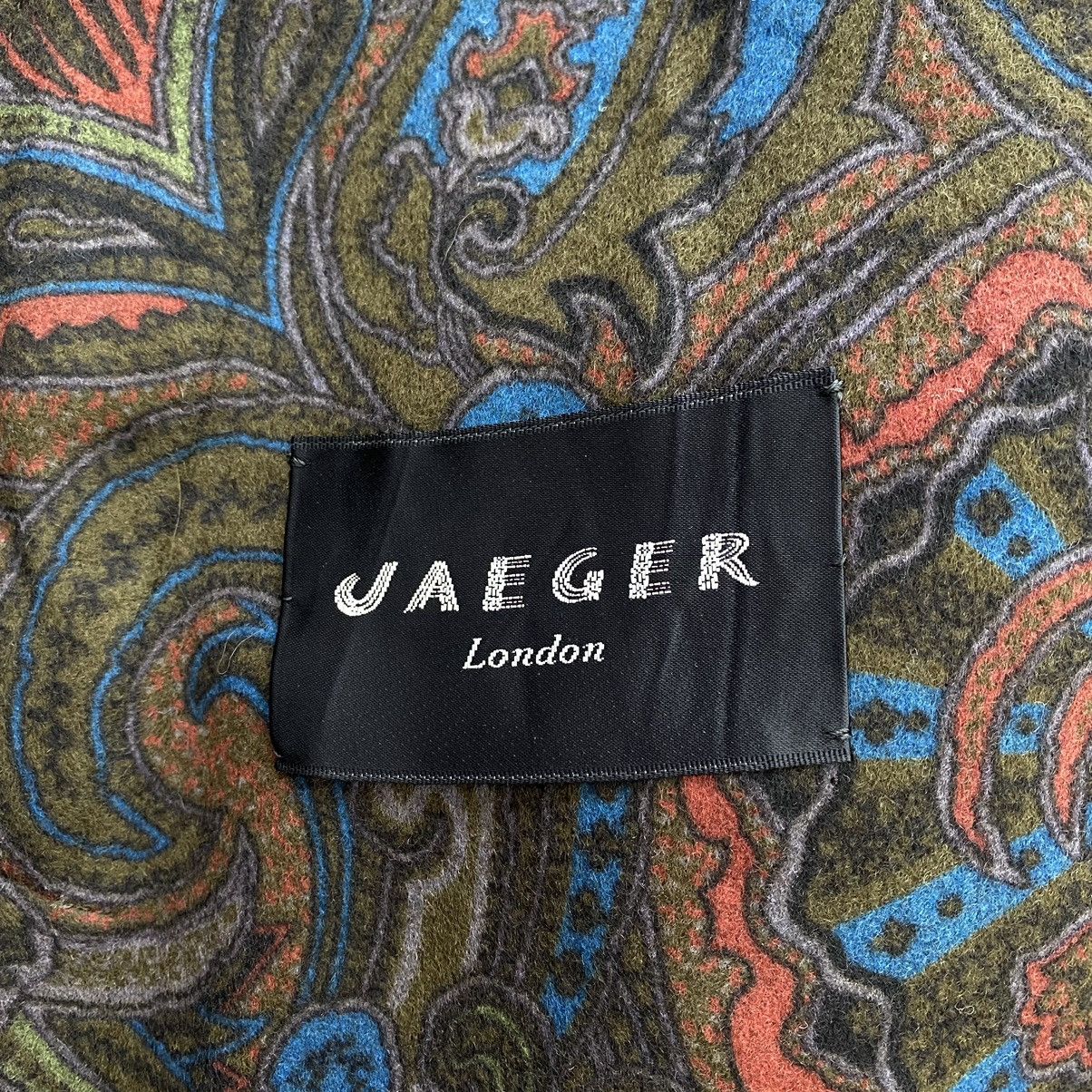 Vintage Vintage JEAGER LONDON Paisley Khaki Coat Size US L / EU 52-54 / 3 - 4 Thumbnail