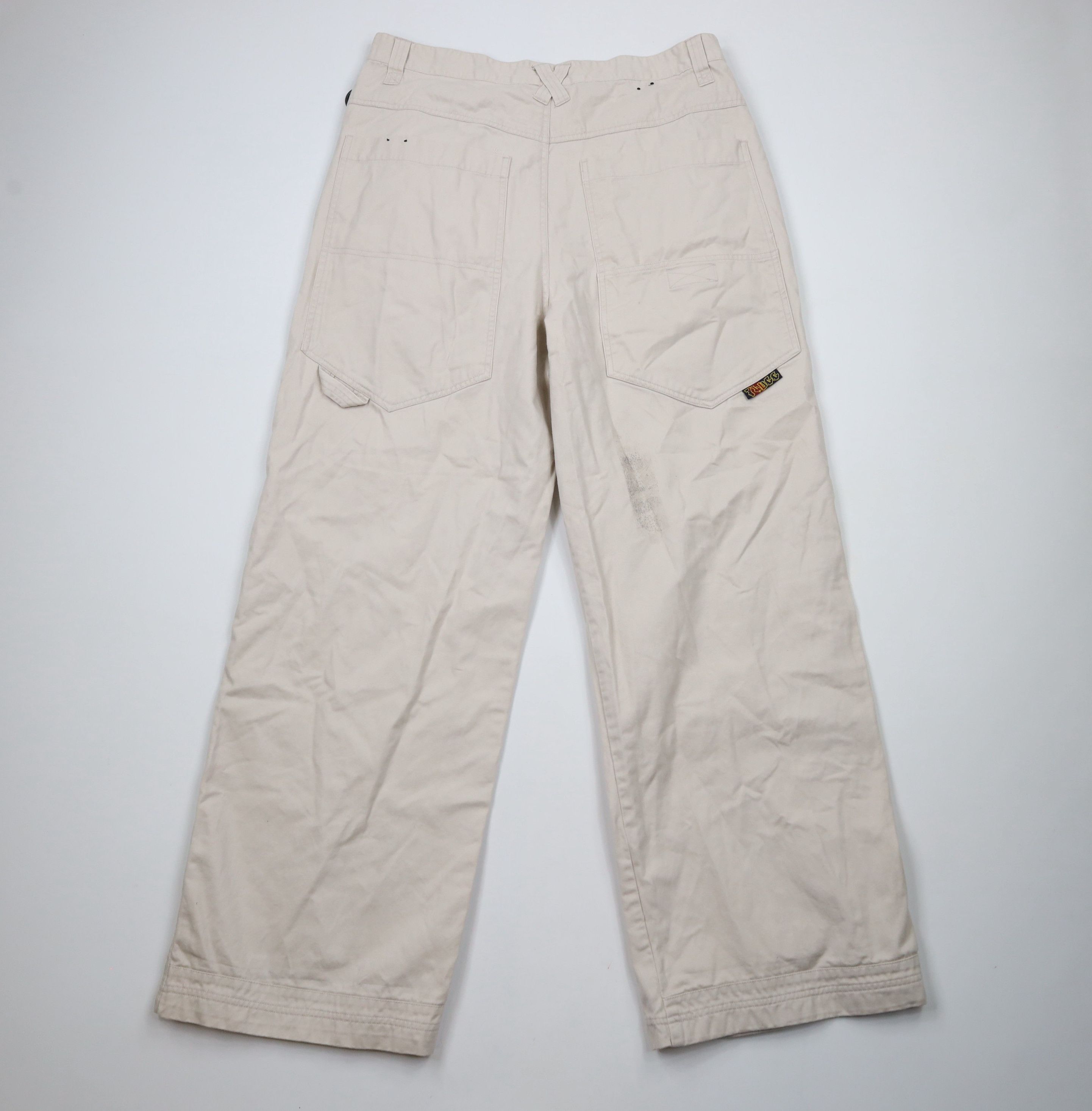 Vintage Vintage Y2K Streetwear Baggy Fit Skateboard Pants Beige Size US 36 / EU 52 - 8 Thumbnail