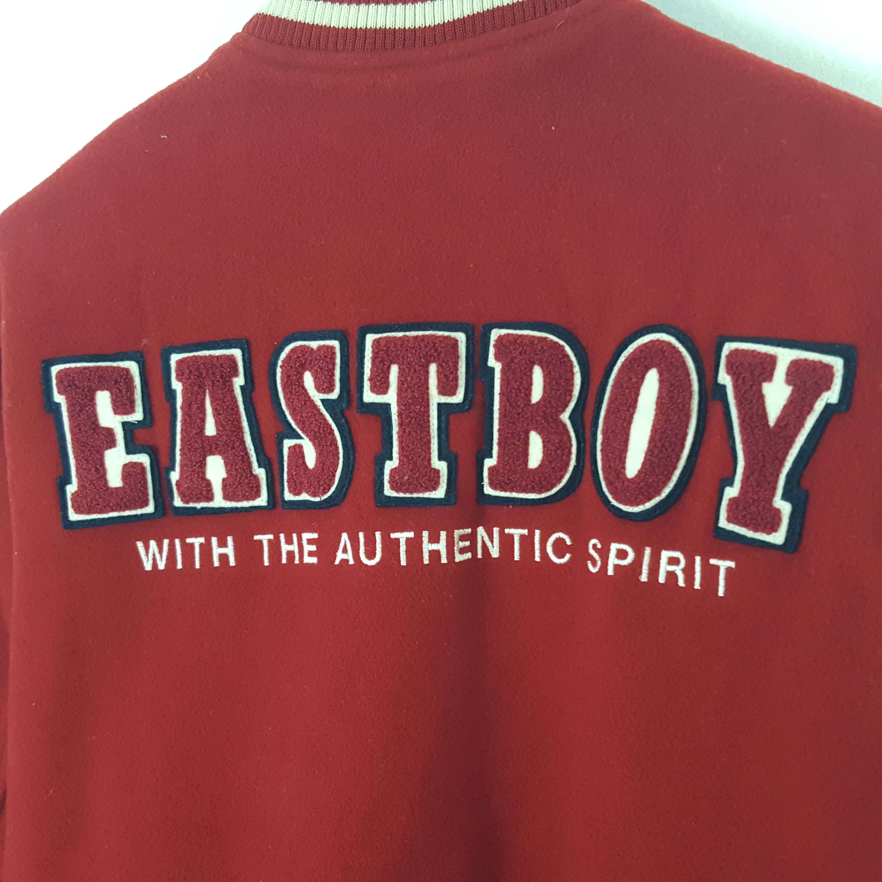 Vintage Vintage EastBoy Velvet Patch Logo Varsity Jacket Size US M / EU 48-50 / 2 - 4 Thumbnail