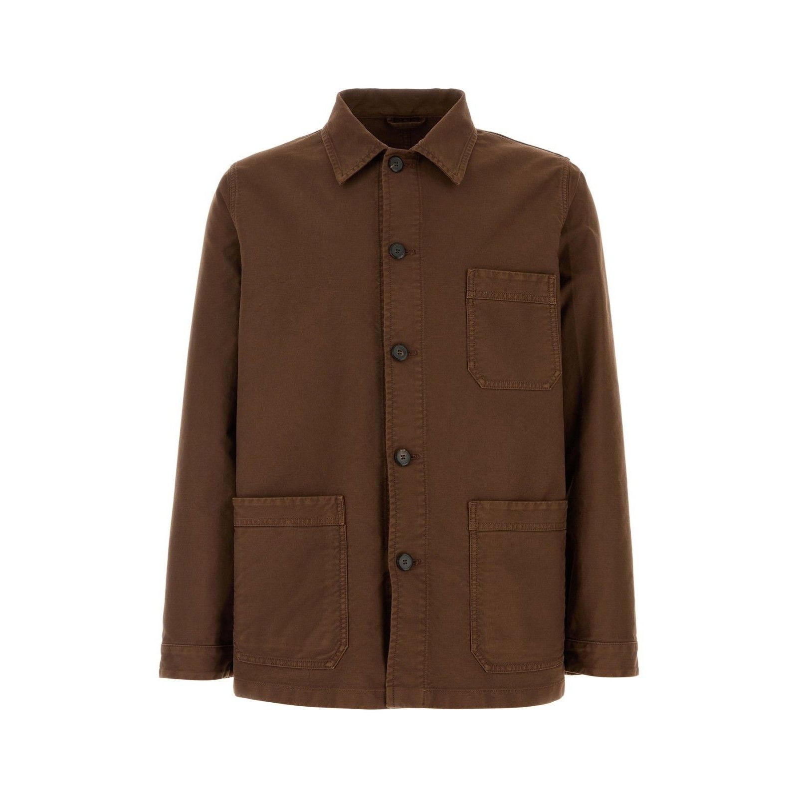 Prada PRADA Brown Canvas Jacket New & Authentic (Men's size:XL;) Size US XL / EU 56 / 4 - 1 Thumbnail
