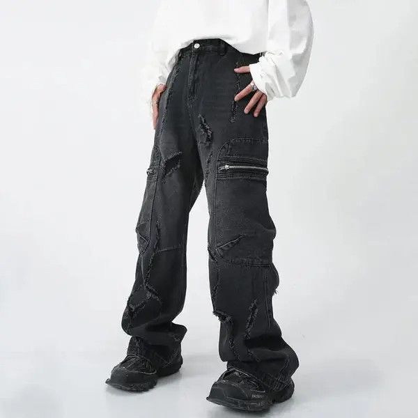 Ripped Jeans Baggy Denim