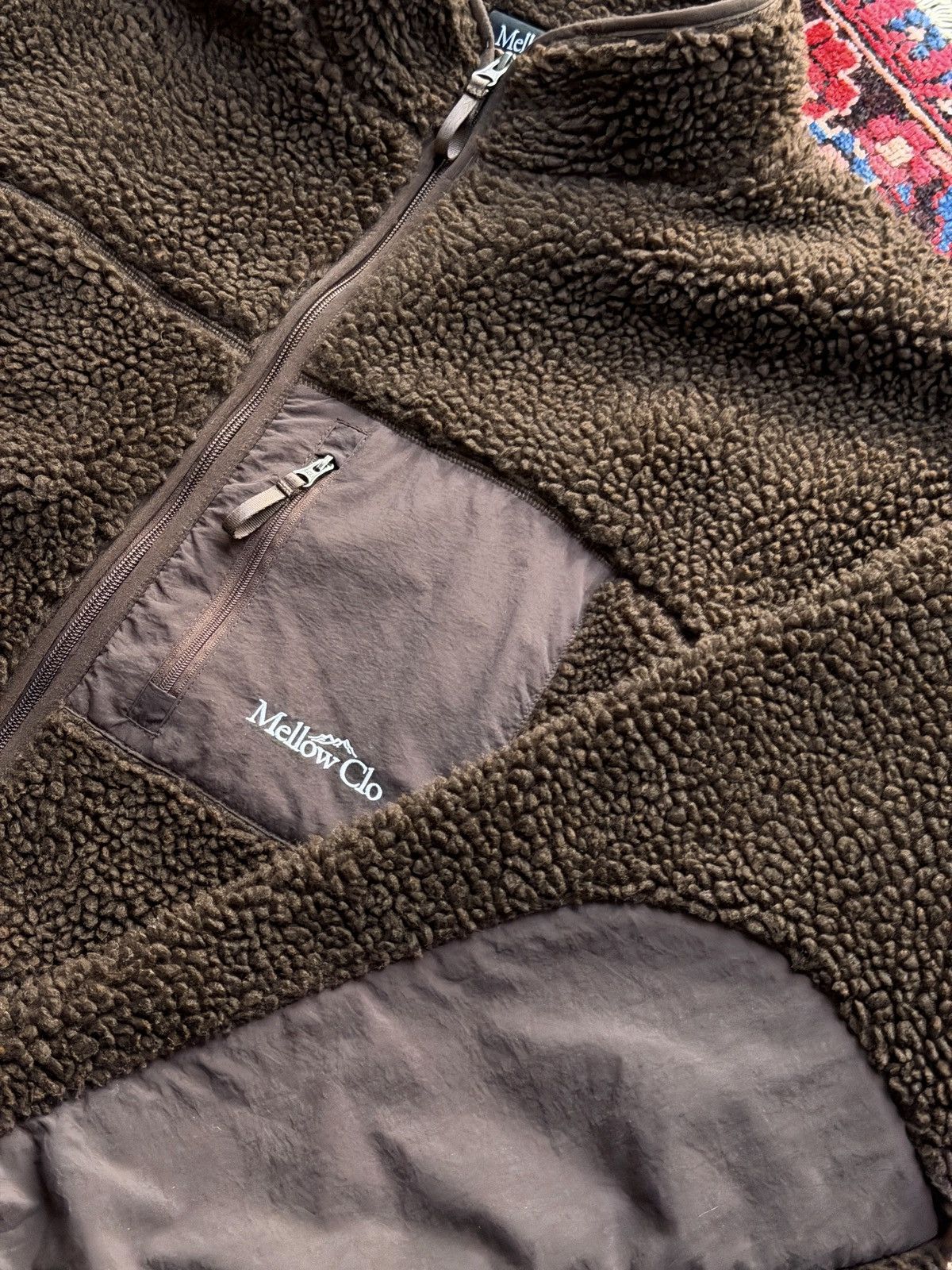 Other Mellow Clo. Cabin Fleece Zip Sherpa Jacket - Teddy Brown Size US XL / EU 56 / 4 - 1 Thumbnail