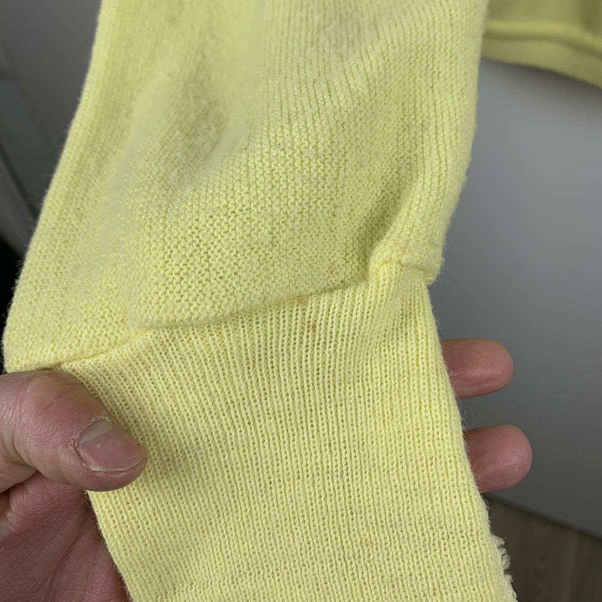 Lacoste Vintage Izod Lacoste Orlon Acrylic Sweater Size M Yellow Top Size US M / EU 48-50 / 2 - 19 Thumbnail