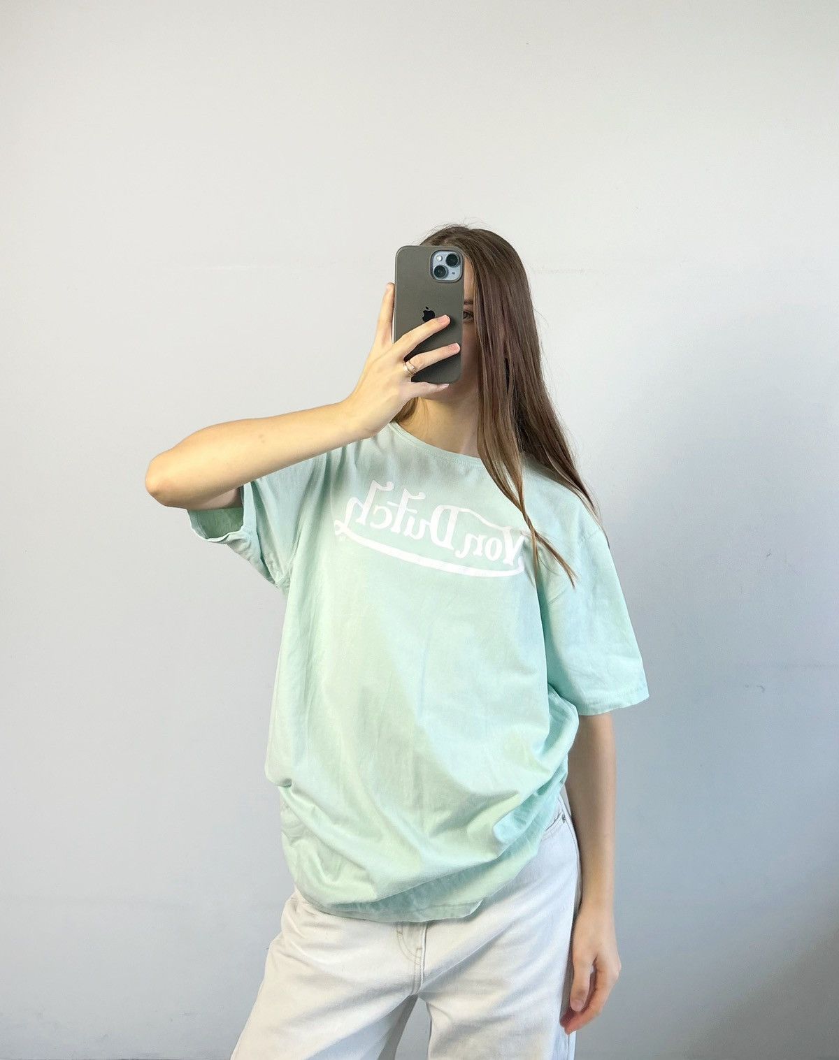 Von Dutch Vintage tee shirt von dutch big logo green woman’s Xlarge Size XL / US 12-14 / IT 48-50 - 2 Thumbnail