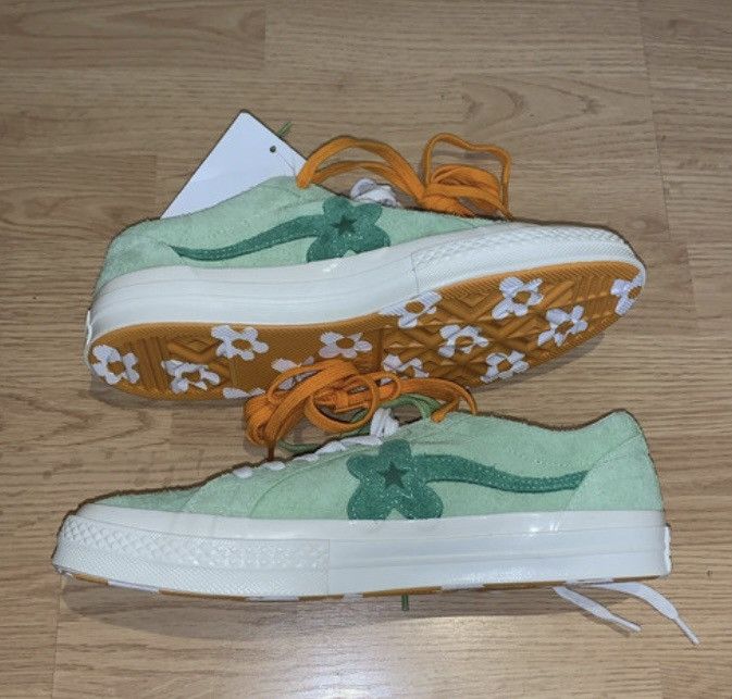 Converse Convers golf le fleur édition limiter, prix de base 3200€ Size US 8.5 / EU 41-42 - 2 Thumbnail