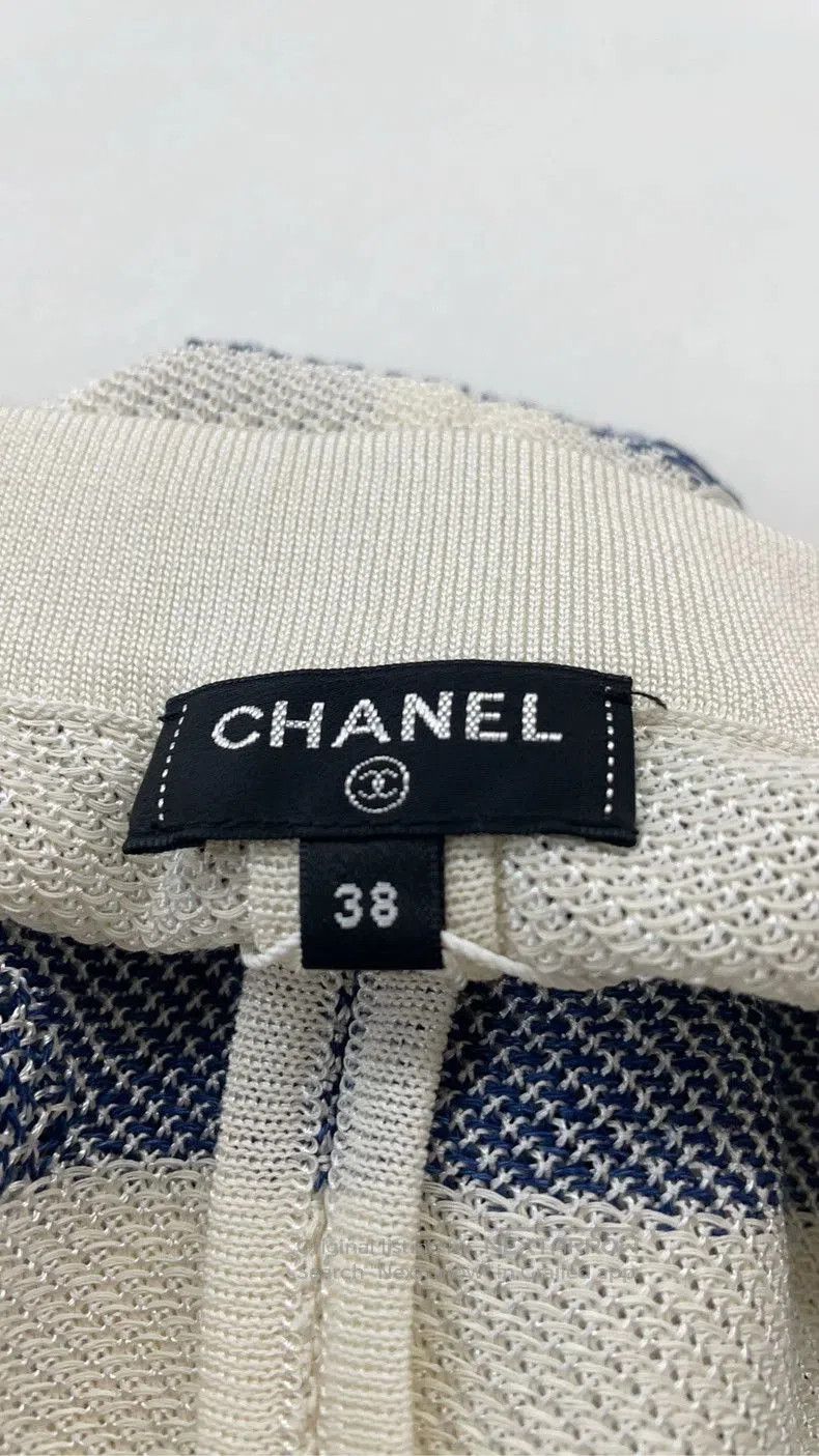 Chanel Chanel Camellia Stripe Wide. Size US 38 / EU 54 - 3 Thumbnail