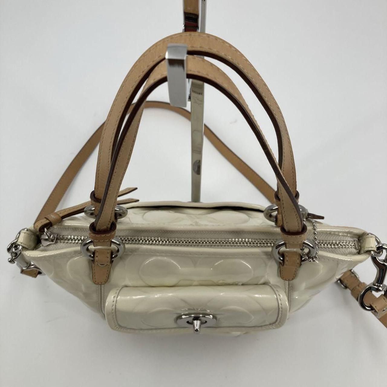 Coach Coach Embossed Patent Leather Tote Size ONE SIZE - 5 Thumbnail