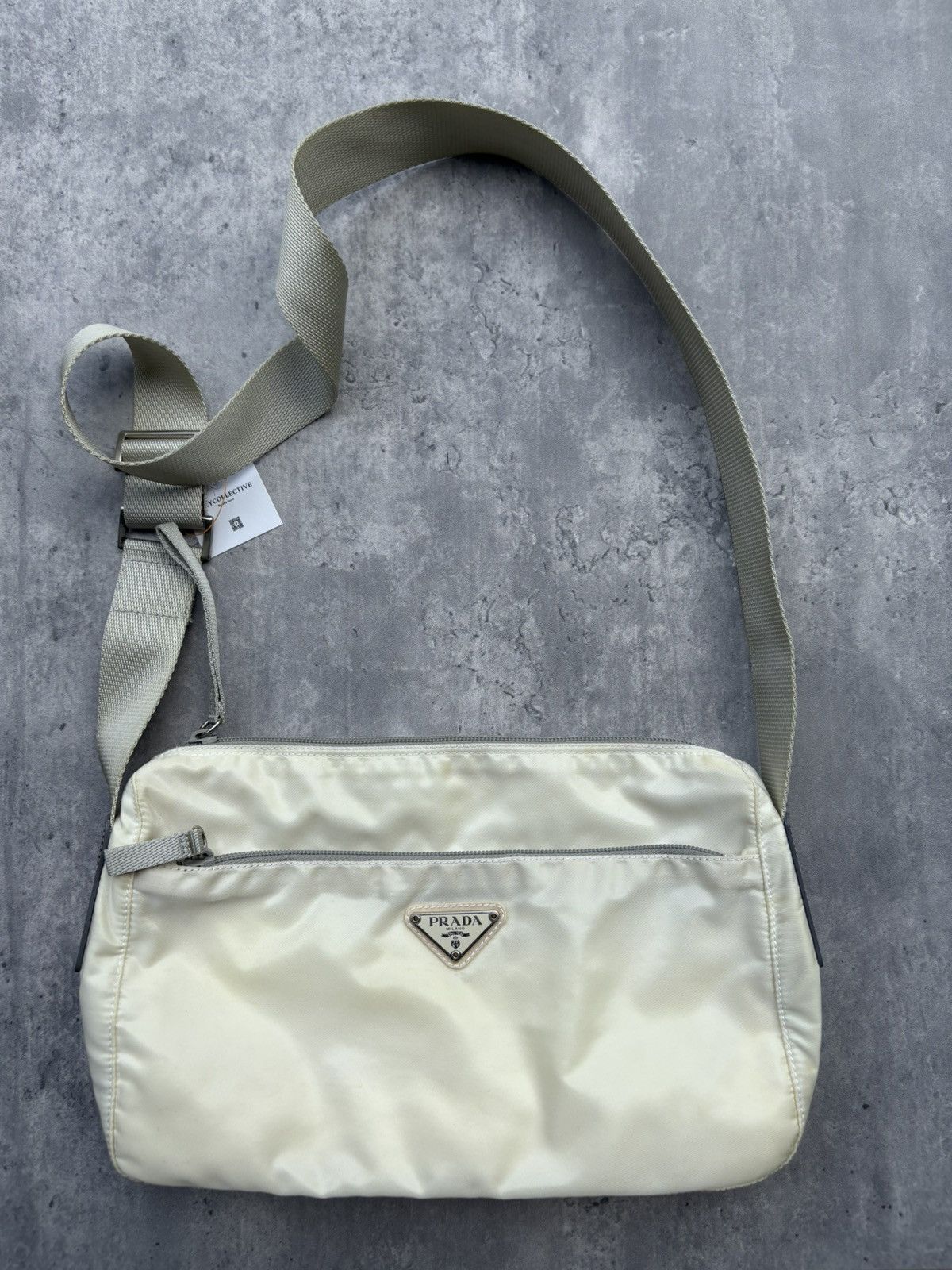 Prada Prada Shouldher bag Nylon Cream Size ONE SIZE - 12 Thumbnail