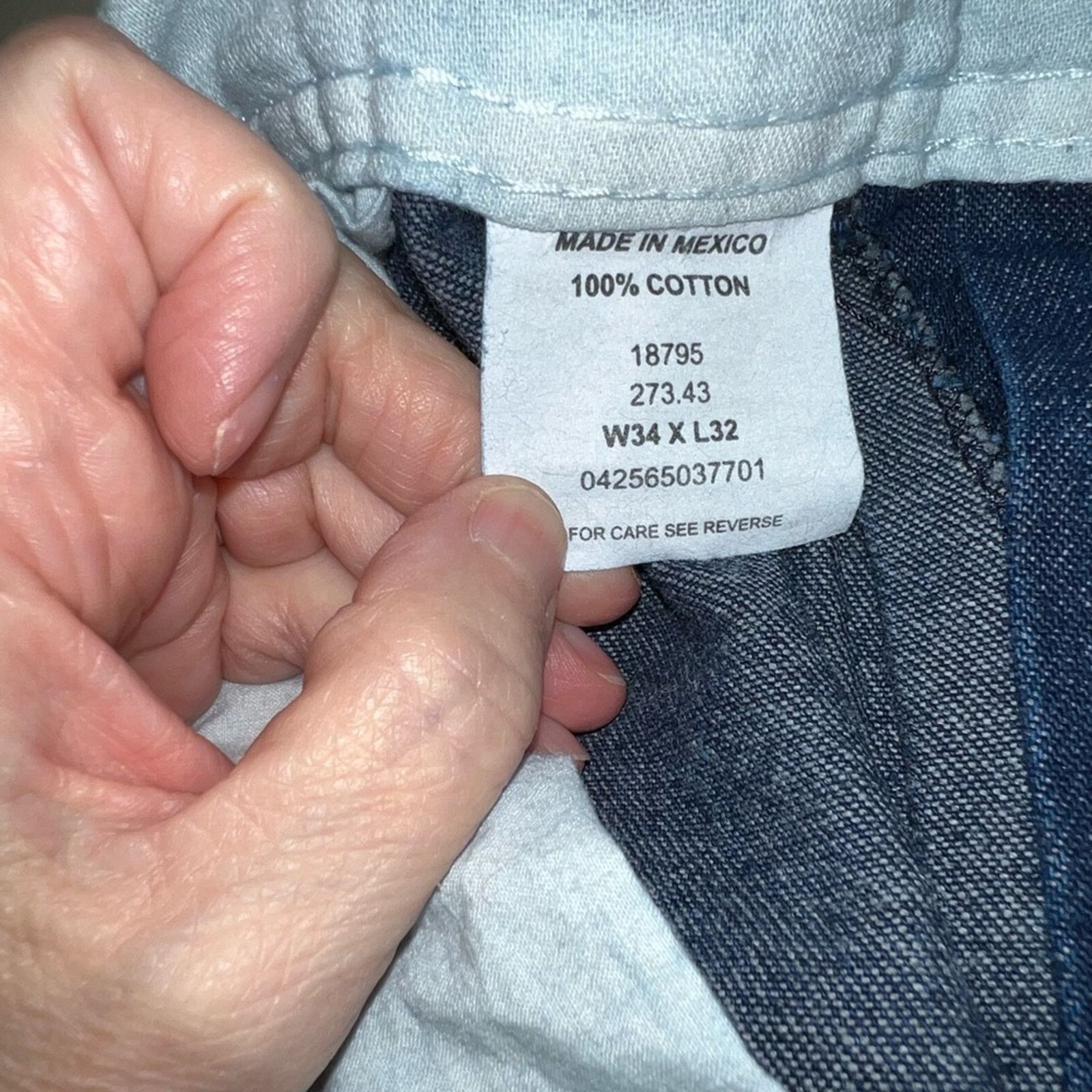 Vintage Funky Vintage KEY Imperial Denim Overalls! Size 34" / US 12 / IT 48 - 8 Thumbnail