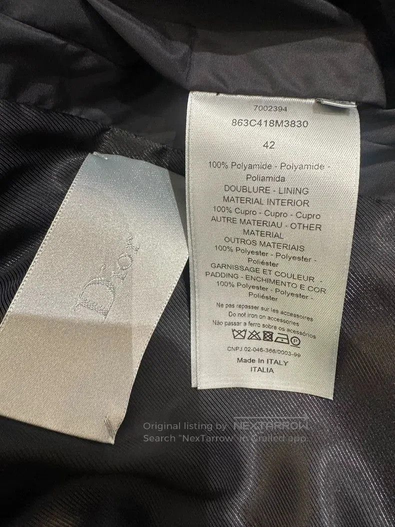 Dior Dior FW23 Bee Black Jacket 42. Size US S / EU 44-46 / 1 - 7 Thumbnail