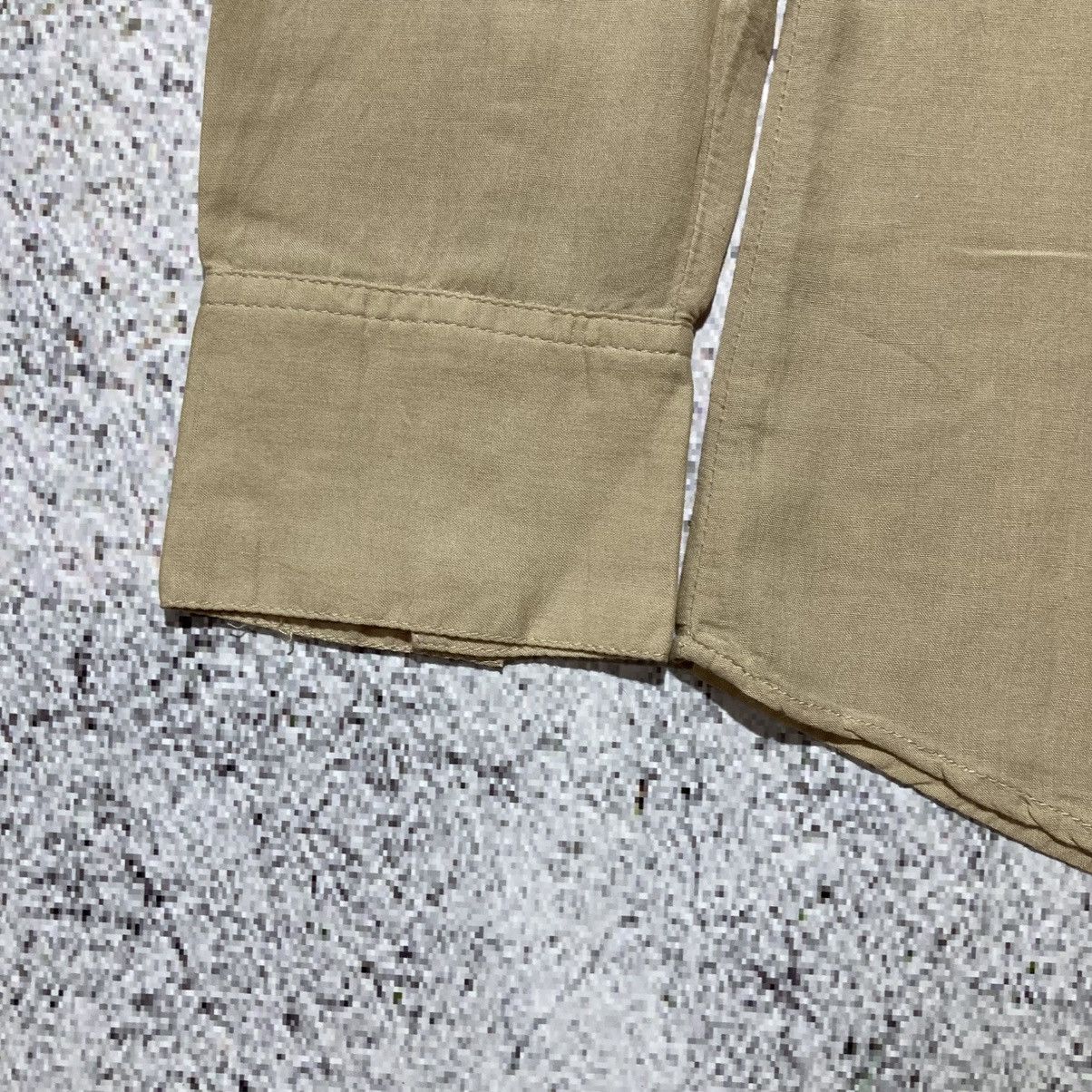 Japanese Brand 2000s GOA Soft Light Weight Shirt Button Up Beige Lgb Size US M / EU 48-50 / 2 - 8 Thumbnail