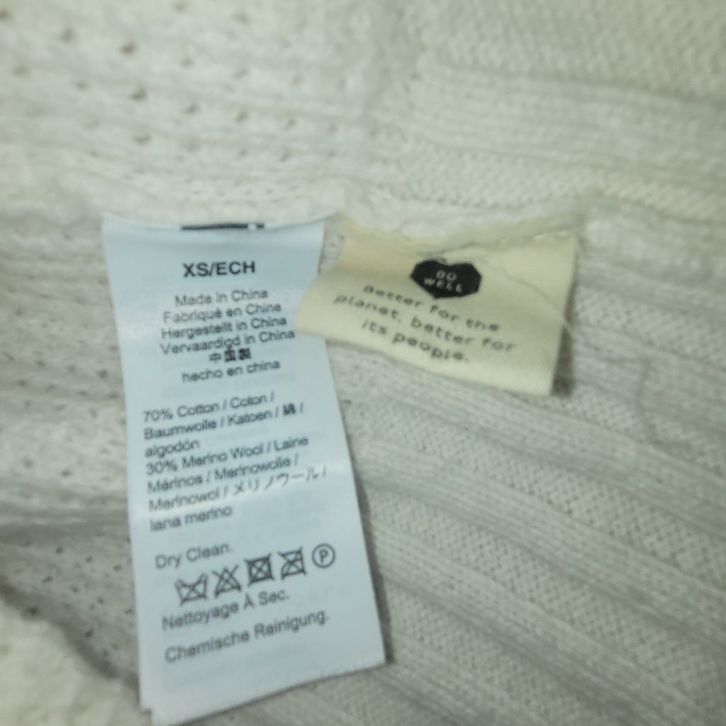 Madewell Women's Madewell Cowl Neck Sweater XS Off-White Size XS / US 0-2 / IT 36-38 - 8 Thumbnail