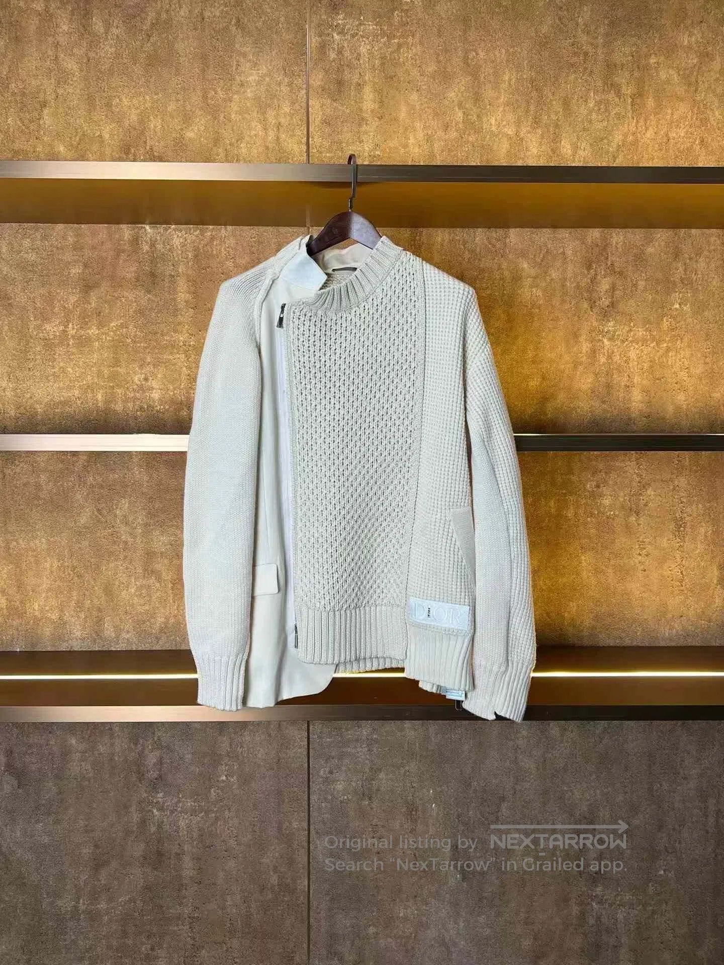 Sacai Dior x sacai Runway Knitted Sweater. Size US L / EU 52-54 / 3 - 1 Thumbnail