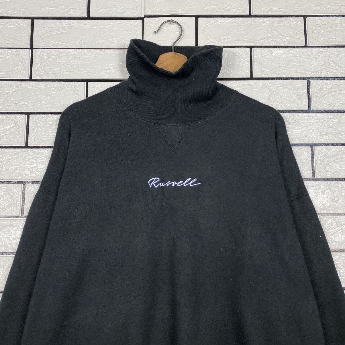 Japanese Brand 📌Vintage Sweatshirt Turtle Neck Russell Athletic Size US M / EU 48-50 / 2 - 4 Thumbnail