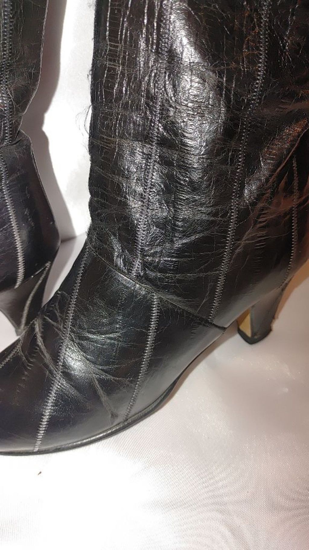 The Unbranded Brand Joyce CA Vintage Leather Boots Size 7 Size US 7 / IT 37 - 4 Thumbnail