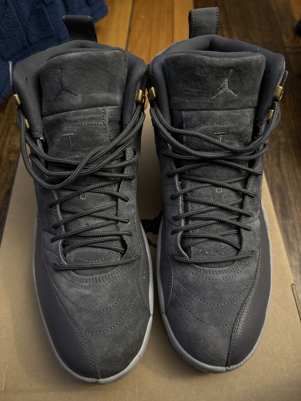 Jordan Brand × Nike Retro Jordan 12 Dark Grey Size US 12.5 / EU 45-46 - 4 Thumbnail