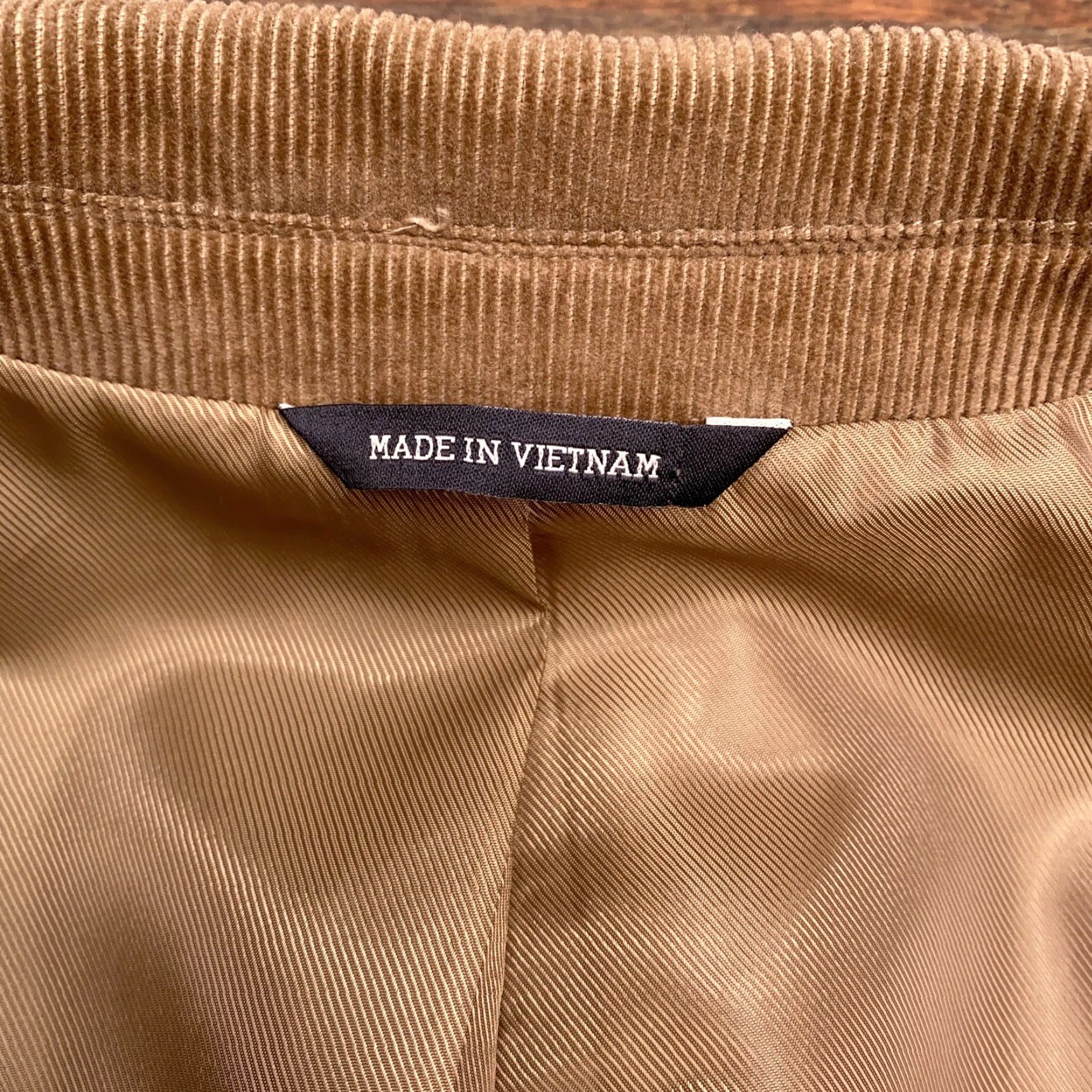 Banana Republic VINTAGE not applicable; Banana Republic Sport Coat Blazer 42R Brown Corduroy Single-Breasted 2-Button Notch Lapel Men Regular Size 42R - 6 Thumbnail