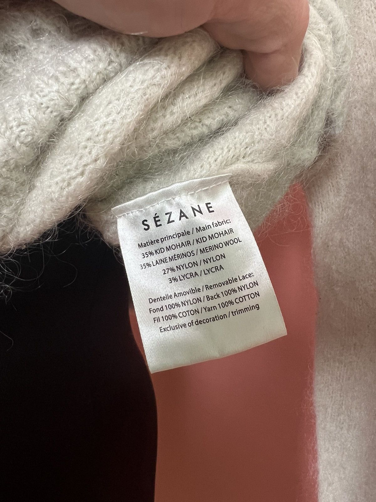 Designer × Other × Sezane sezane wool mohair cardigan Italy sweater design women's Size M / US 6-8 / IT 42-44 - 4 Thumbnail