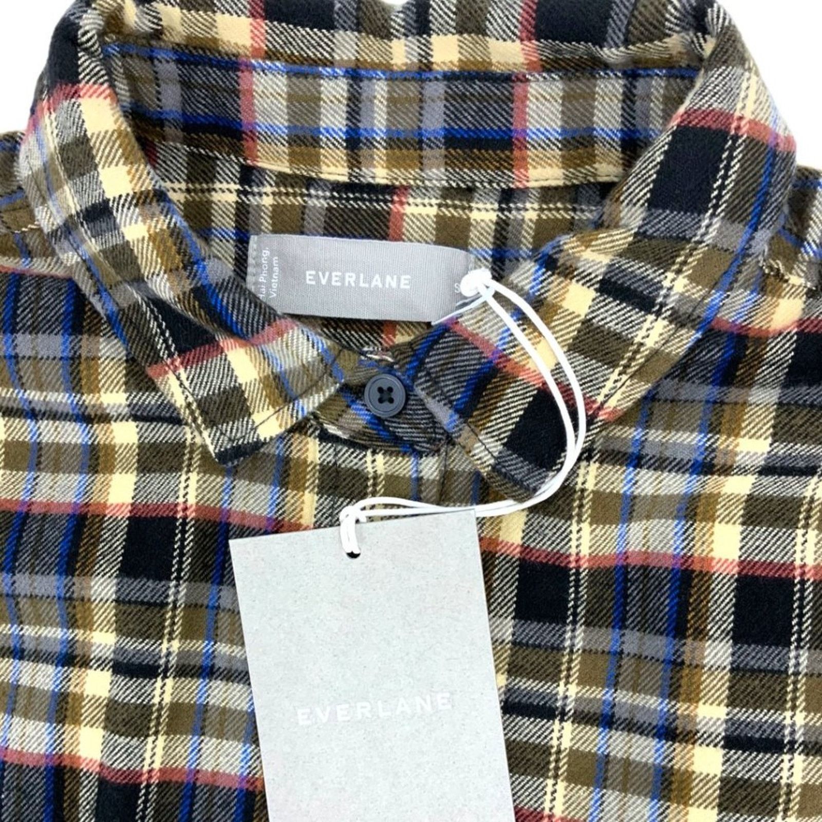 Everlane Everlane The Boxy Flannel Beech Plaid Size Small NWT $98 MSP Size S / US 4 / IT 40 - 4 Thumbnail