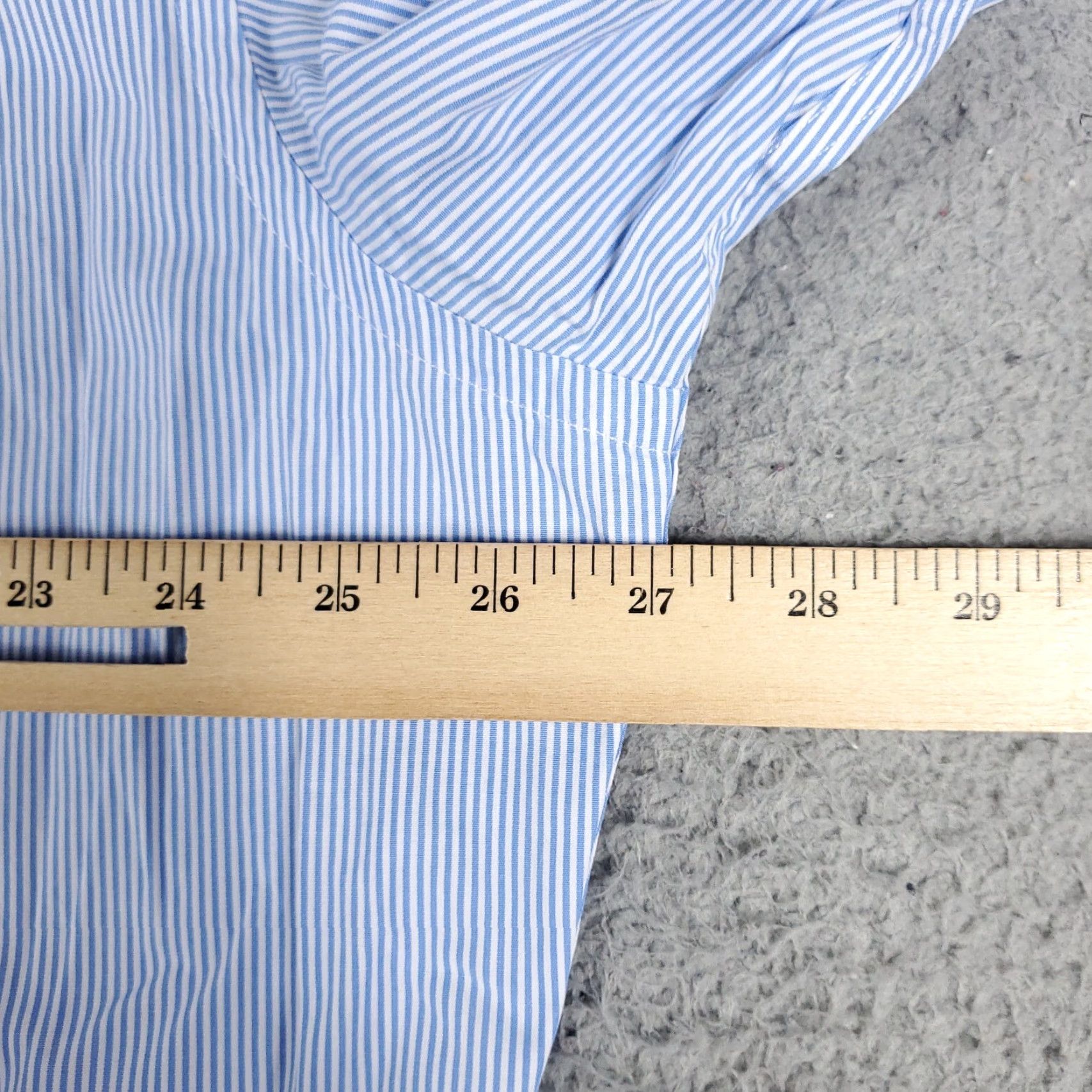 Tommy Hilfiger Tommy Hilfiger Shirt Mens XL Blue Striped Button-Up Long Sleeve Casual Classic Modern Preppy Size US XL / EU 56 / 4 - 7 Thumbnail