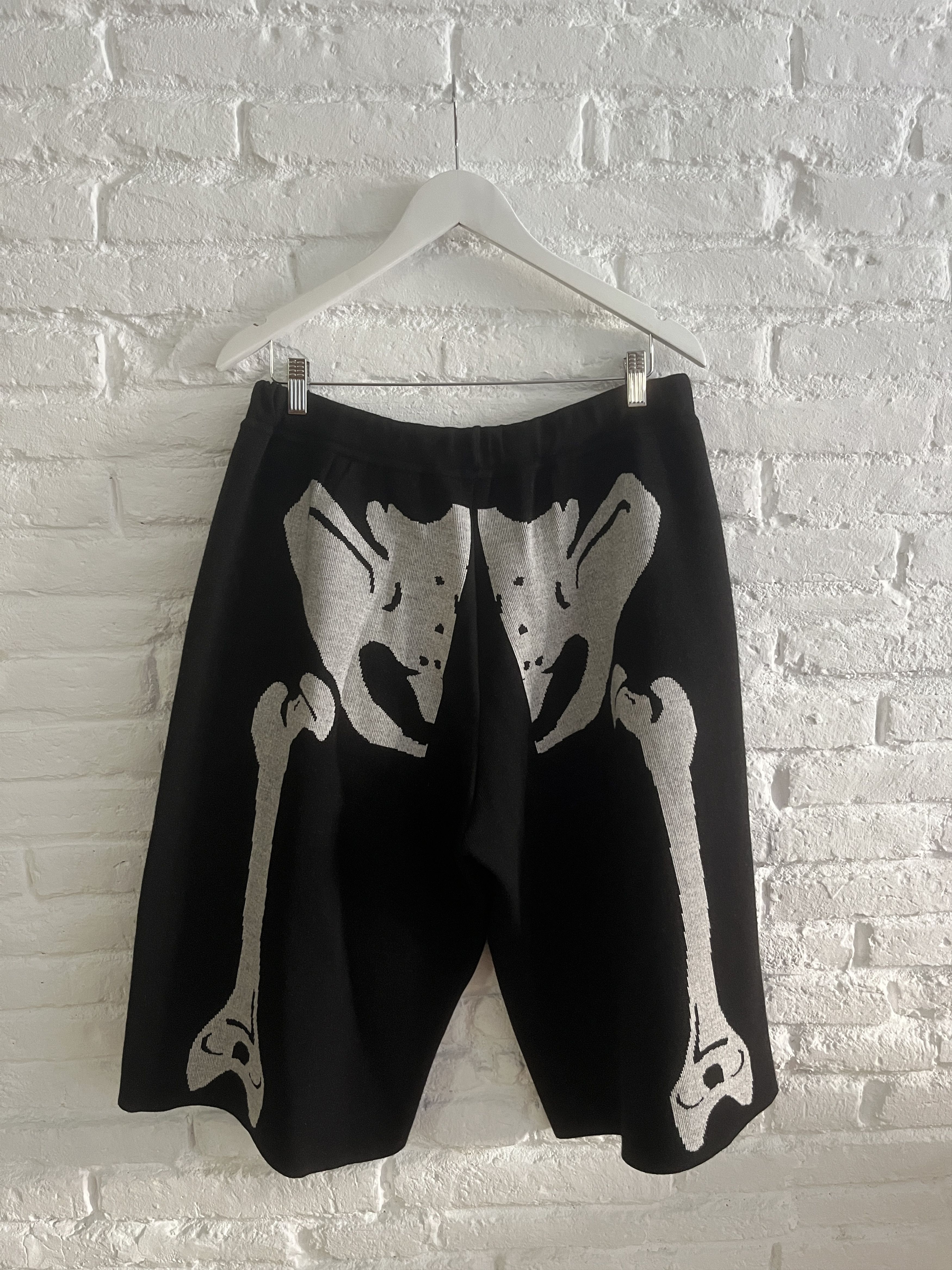 Loewe Loewe AW21 skeleton jacquard knit shorts Size US 30 / EU 46 - 2 Thumbnail