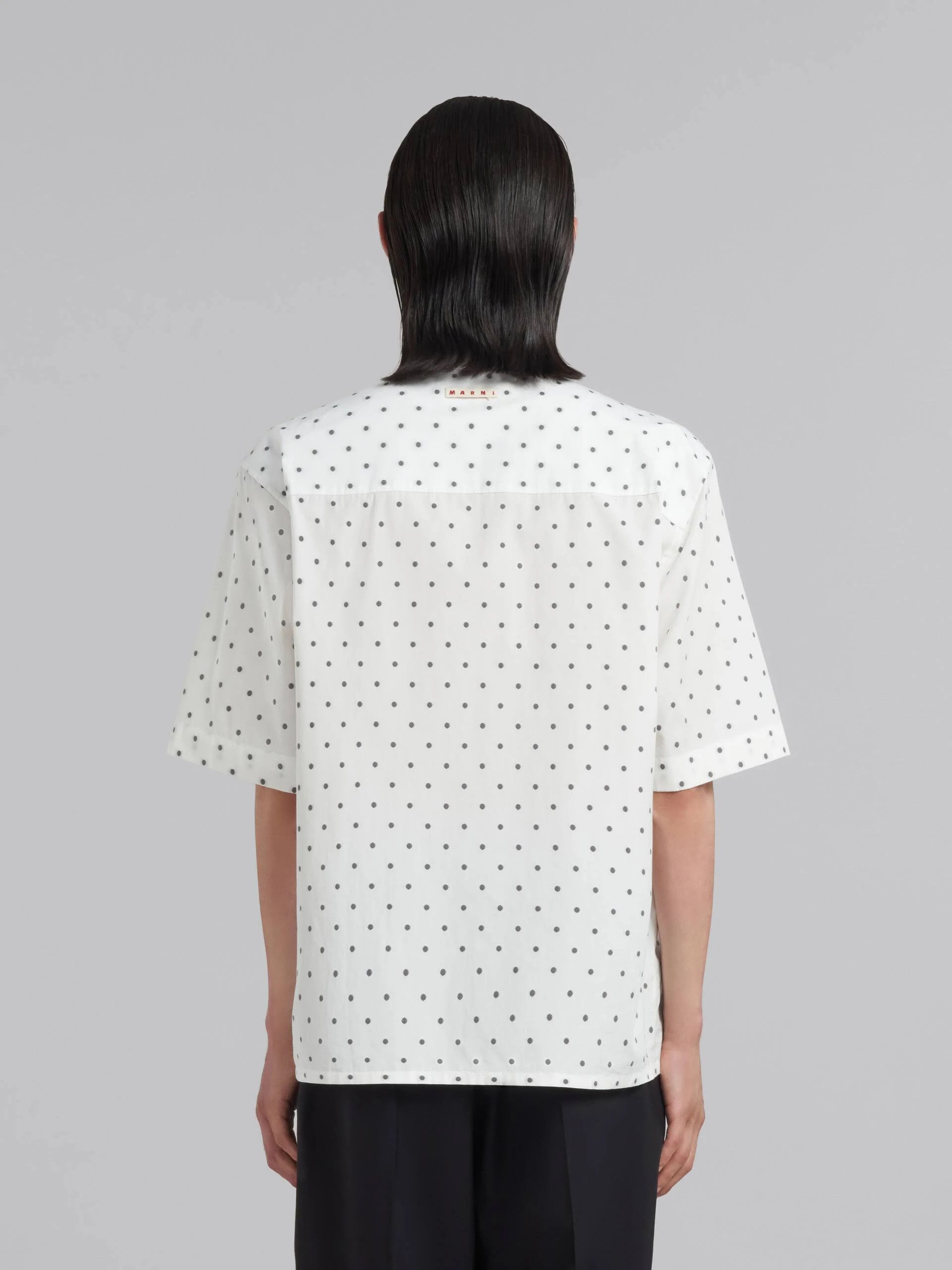 Marni o1w1db10824 Polka Dot Shirt in White Size US M / EU 48-50 / 2 - 3 Thumbnail