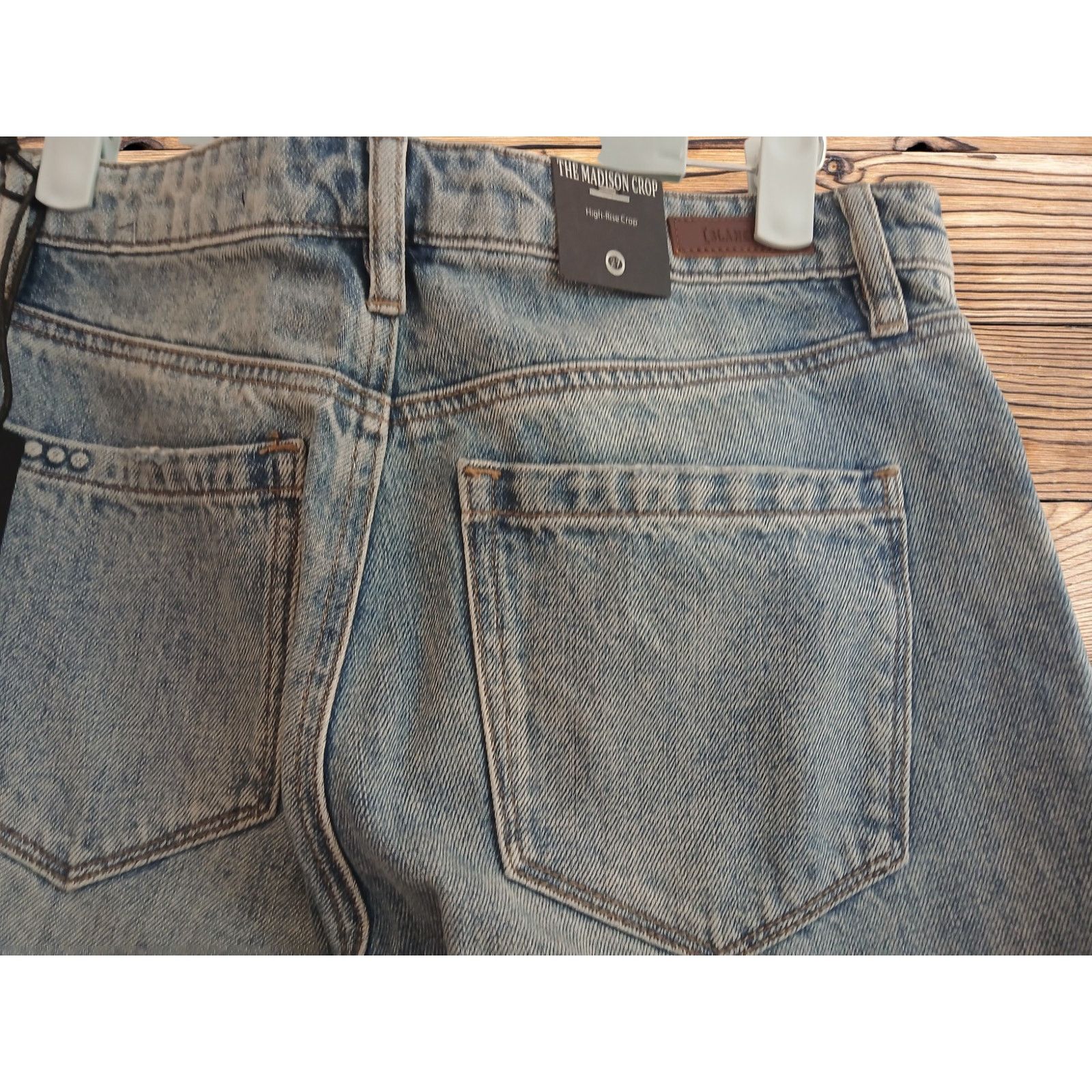 BLANKNYC NWT - Blank NYC Madison Crop High Rise Distress Jeans 27 Size 27" / US 4 / IT 40 - 11 Thumbnail