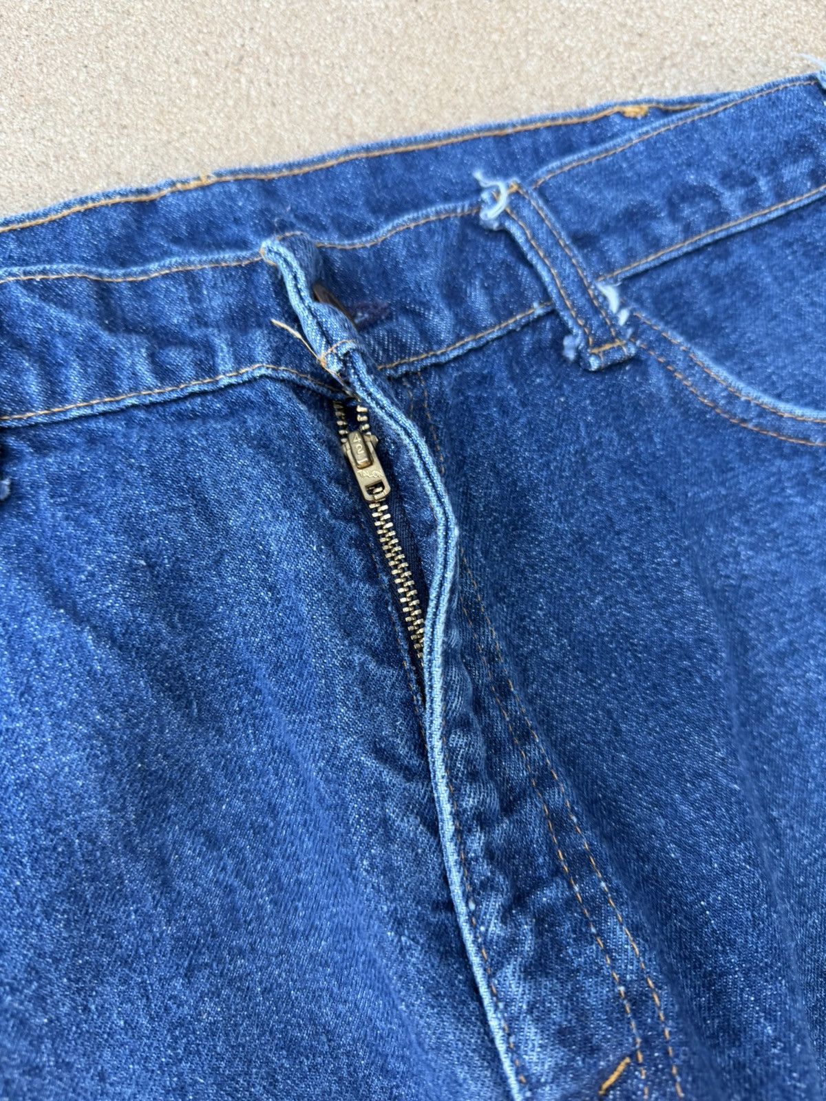 Levi's Vtg 70’s Levi’s 646 Orange Tab Bellbottom Flare Jeans 34x28 Size US 34 / EU 50 - 5 Thumbnail