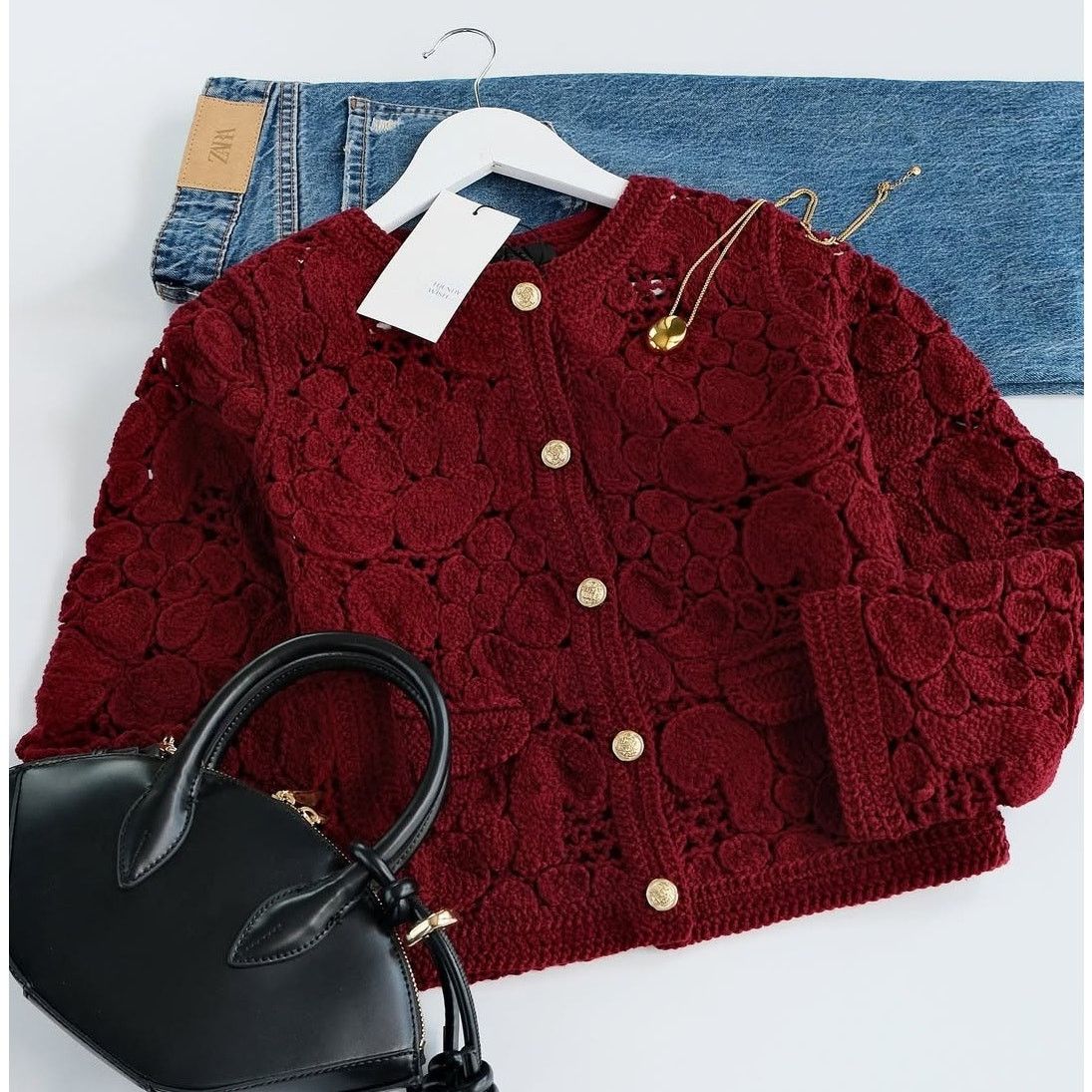 Zara ZARA Embellished Cardigan NWT Size M / US 6-8 / IT 42-44 - 6 Thumbnail
