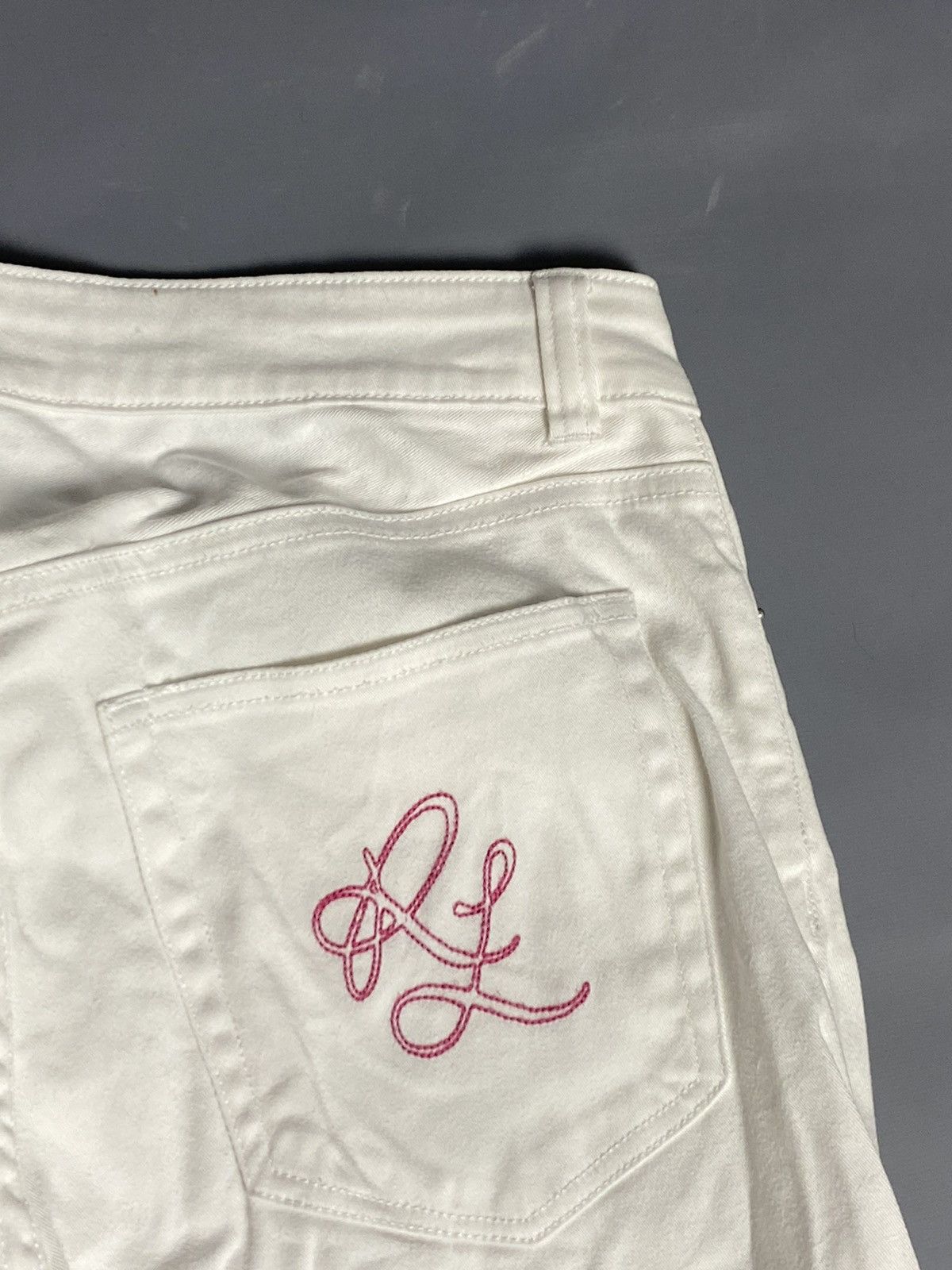 Polo Ralph Lauren Vintage Polo Jeans Co Bootcut Pants 30x32 White Ralph Lauren Size 28" / US 6 / IT 42 - 4 Thumbnail