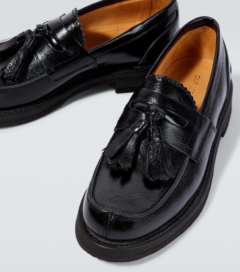 Our Legacy Tassel Loafer Crackle Patent Leather Size US 11 / EU 44 - 6 Thumbnail