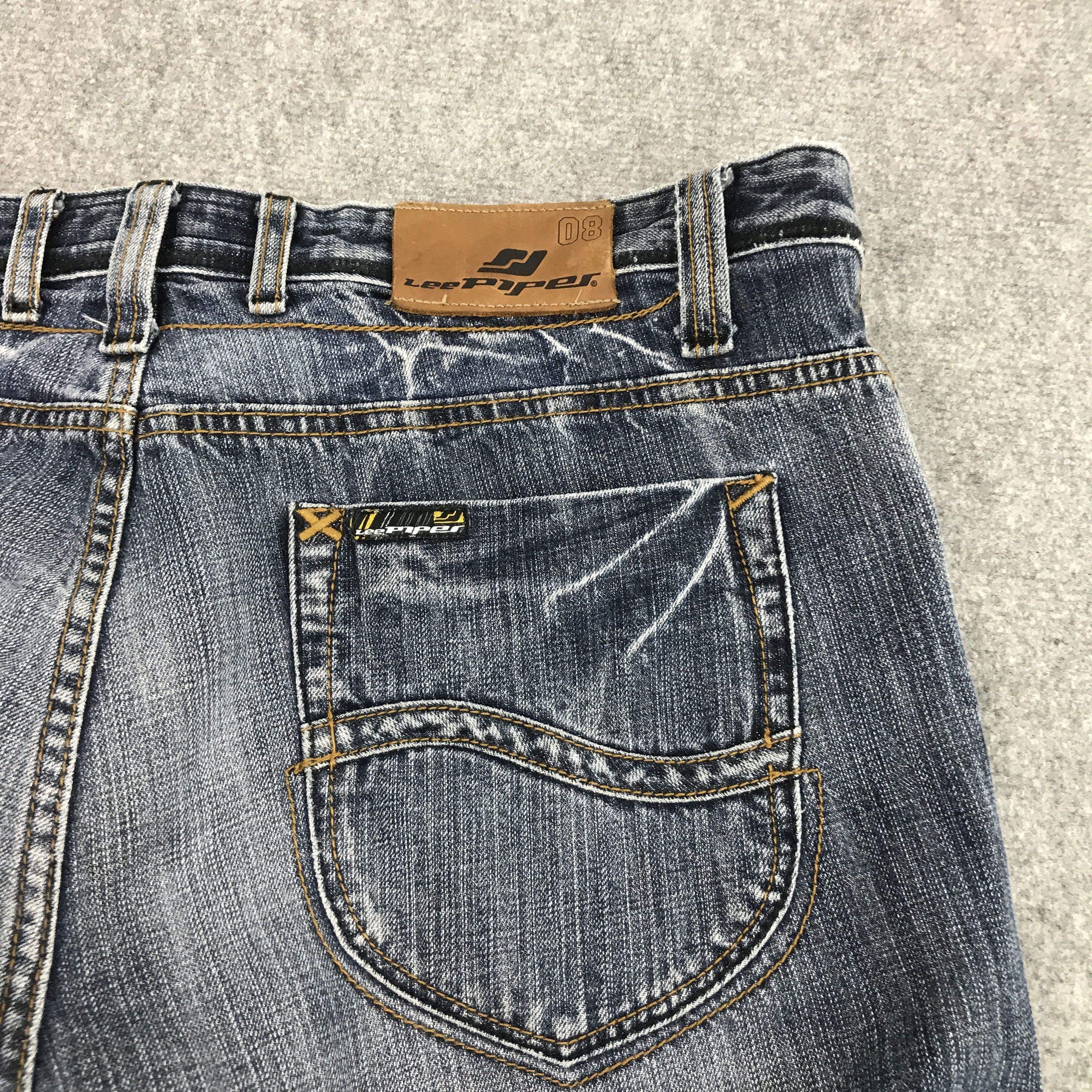 Japanese Brand × Lee Japan style denim Lee distressed jean pants Size US 34 / EU 50 - 8 Thumbnail