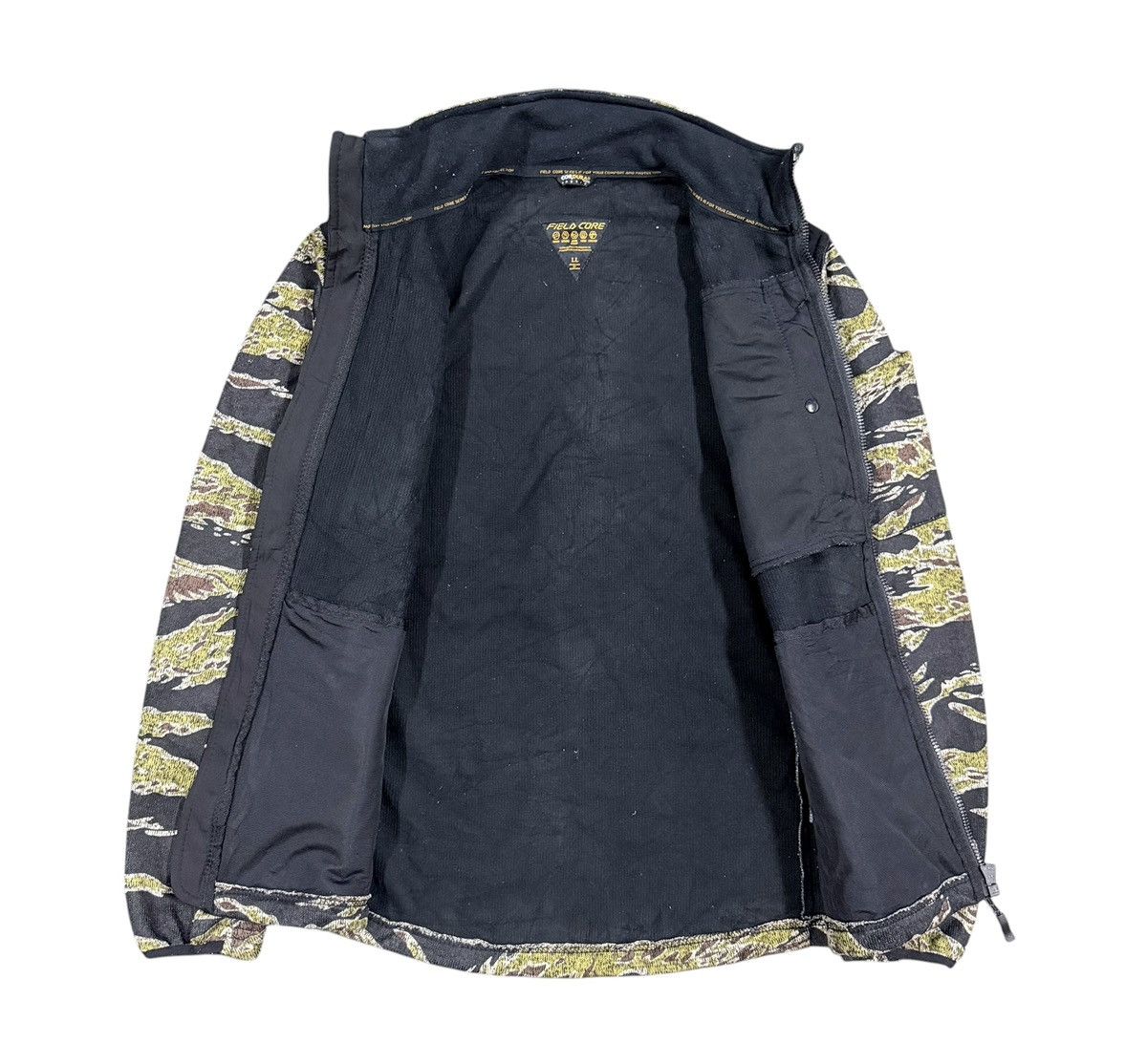 If Six Was Nine Field Core Tiger Stripes Cordura Sweater Zipper Jacket Size US L / EU 52-54 / 3 - 2 Thumbnail