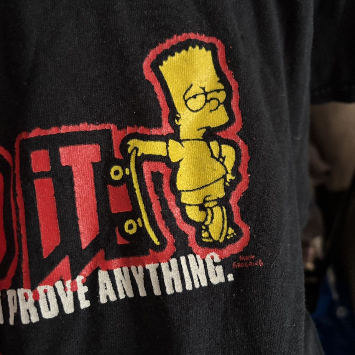 Vintage Vintage 90’s Y2K Punk The Simpson T-Shirt Size US L / EU 52-54 / 3 - 3 Thumbnail