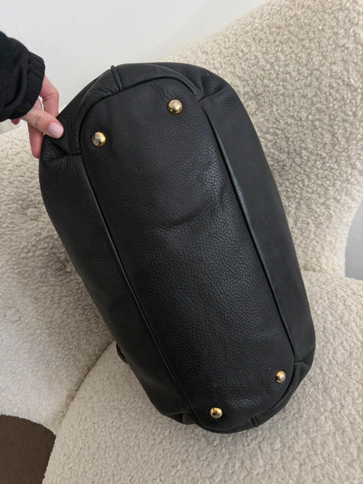 Miu Miu Miu Miu black leather tote bag Size ONE SIZE - 10 Thumbnail