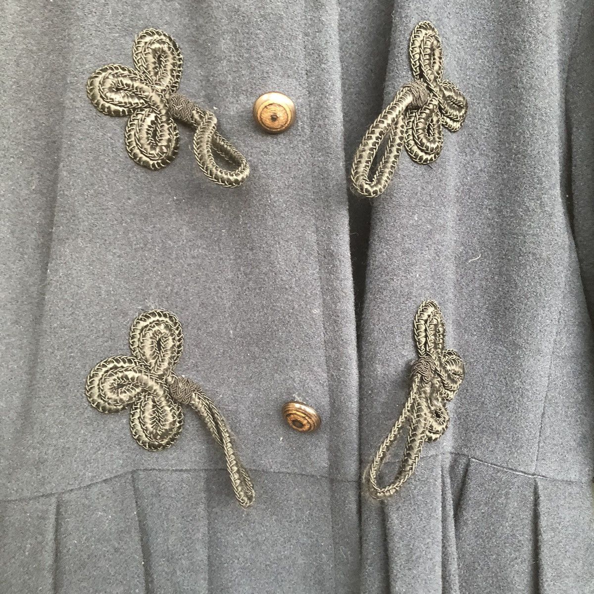 Yves Saint Laurent Yves Saint Laurent Green Wool Dress Size M / US 6-8 / IT 42-44 - 7 Thumbnail