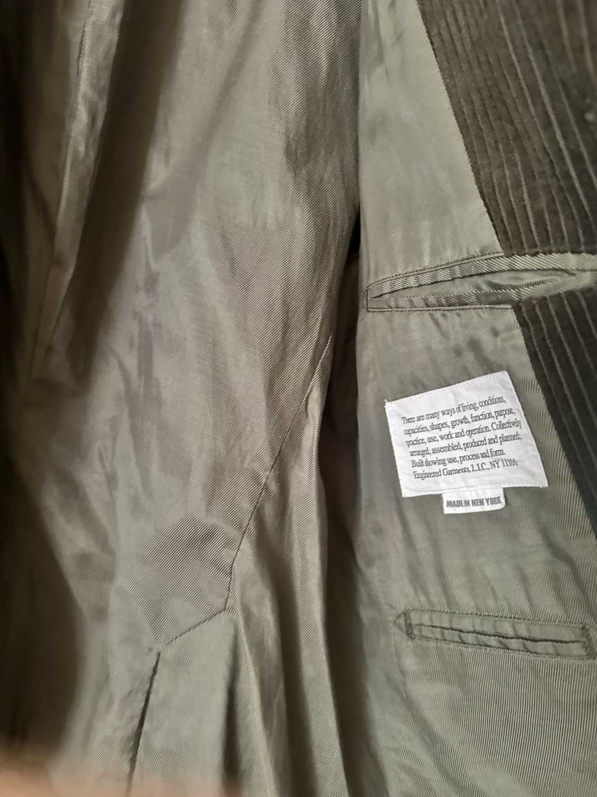 Engineered Garments EG Engineered Garments Corderoy Jacket - Made In USA Size US S / EU 44-46 / 1 - 3 Thumbnail