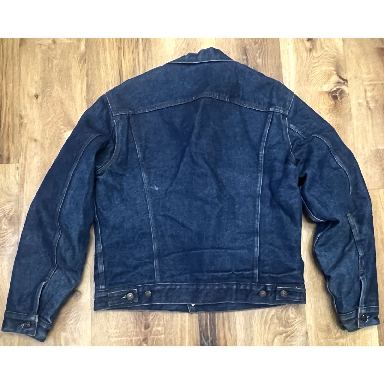 Denime VINTAGE Levi Strauss Denim Jacket Mens 44L Blue USA Lined Denim 71506-0317 Jacket Mens Size US S / EU 44-46 / 1 - 7 Thumbnail